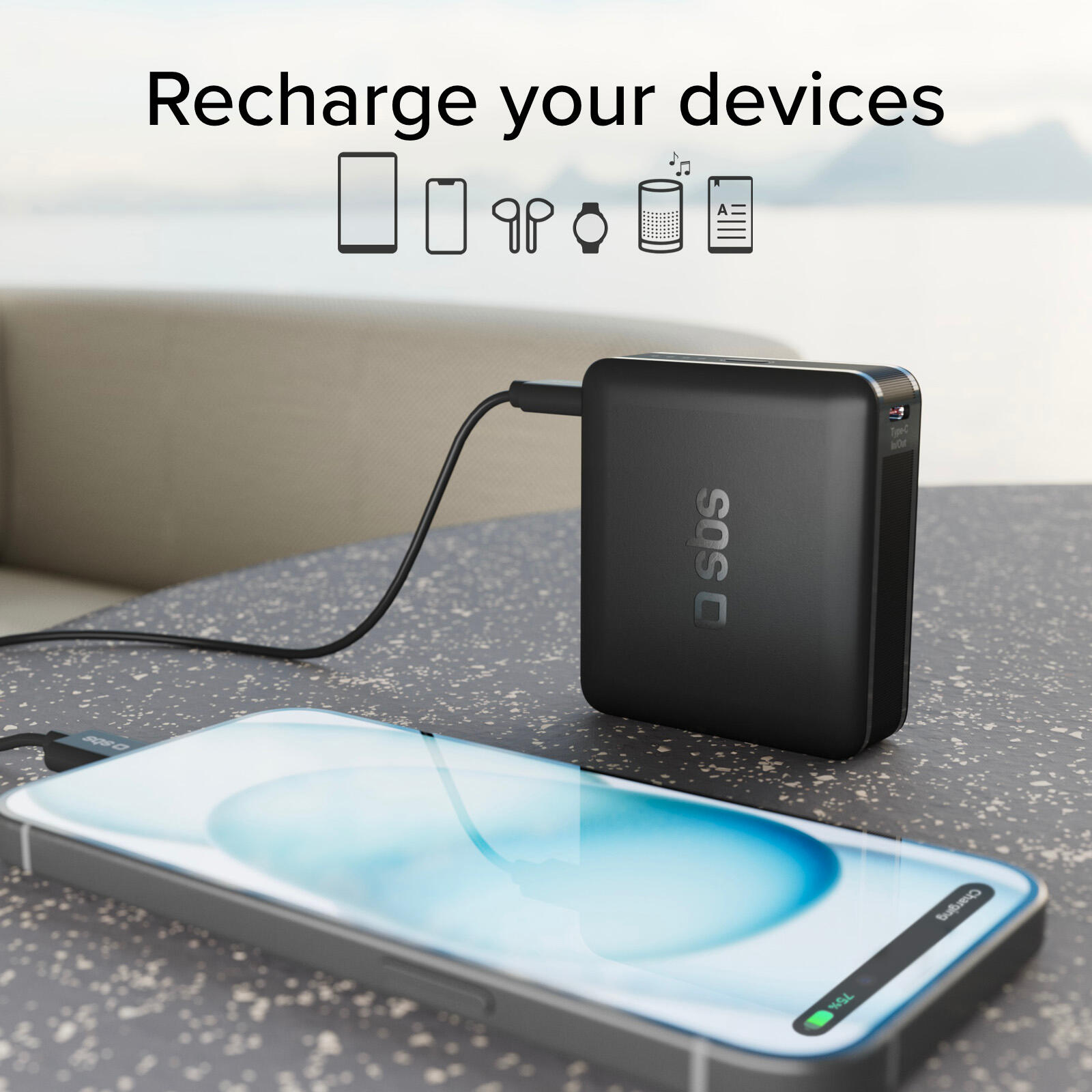 Powerbank da 10.000 mAh con tecnologia Power Delivery 4/7