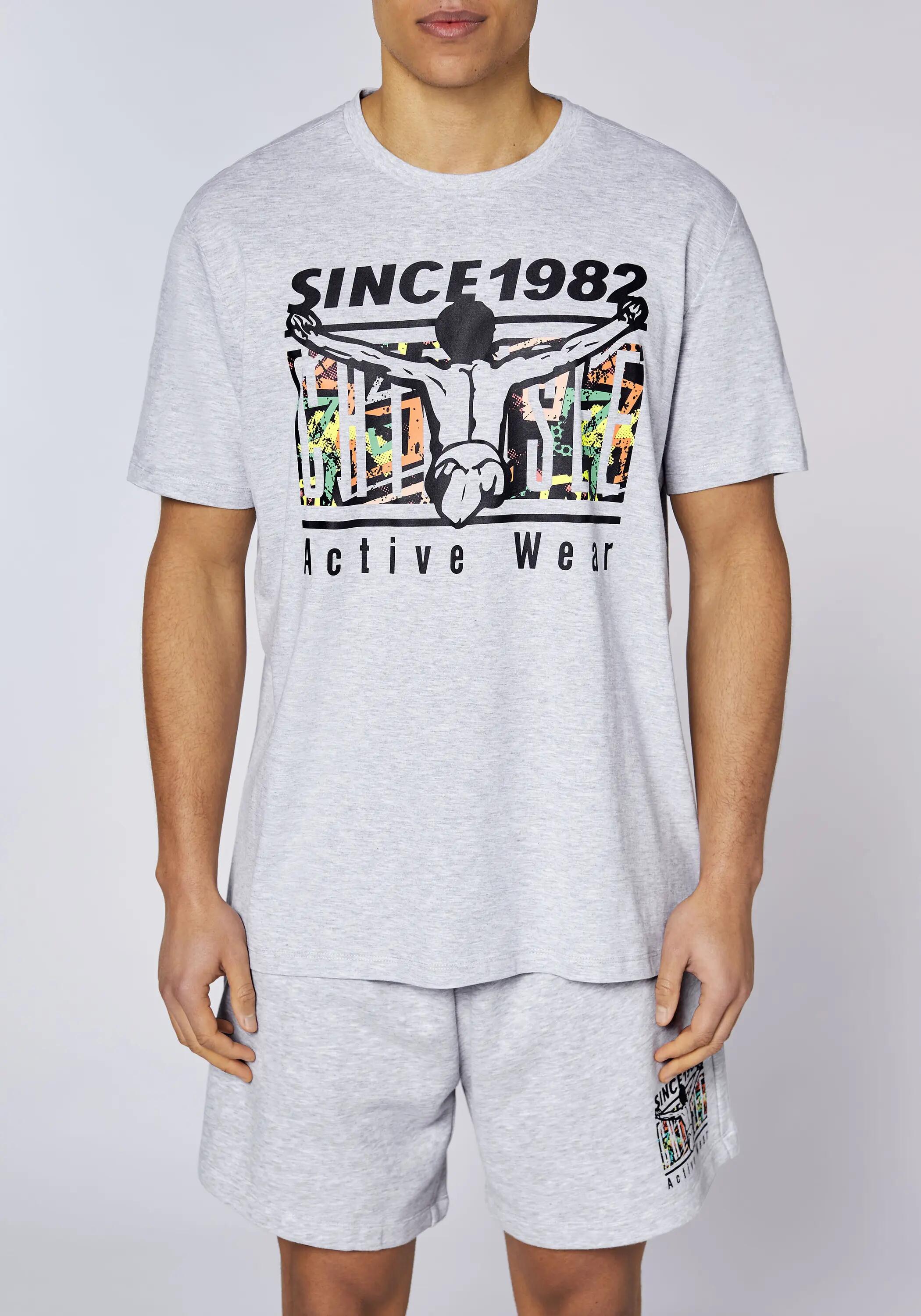 T-Shirt mit großem Retro-Frontprint 7/7