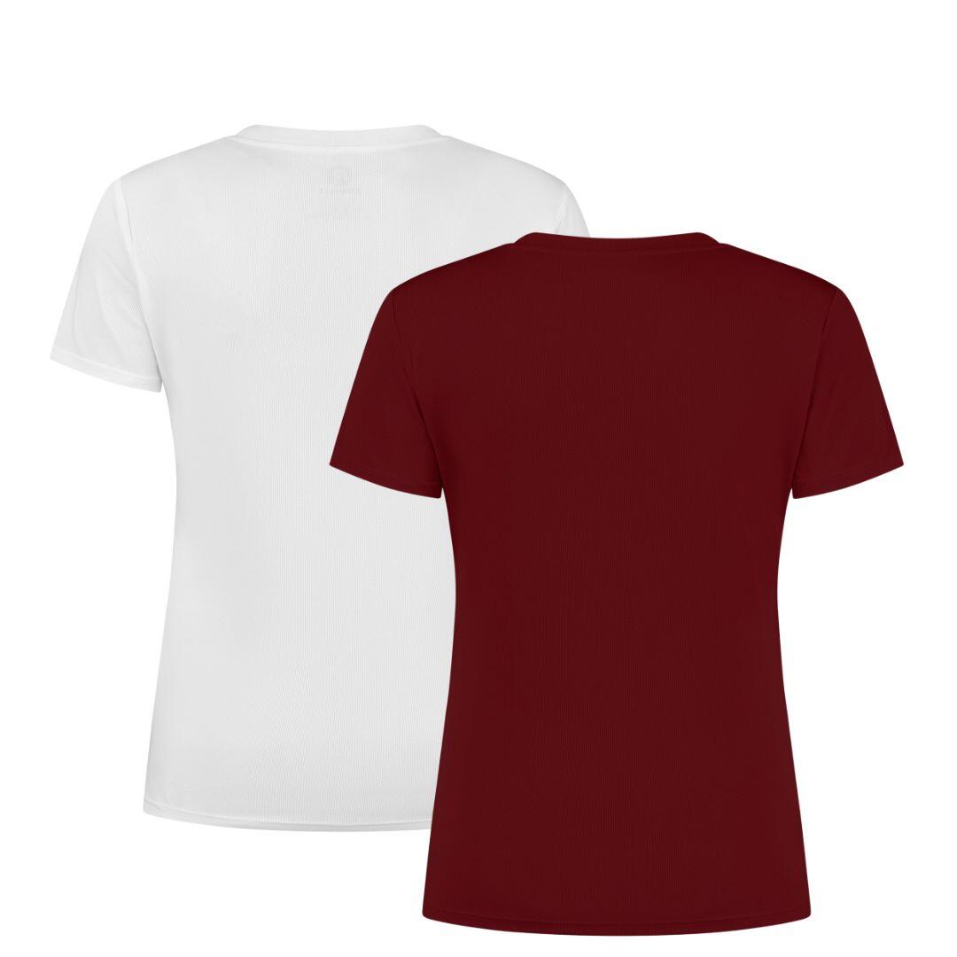 Dames Hardloopshirt Korte Mouwen 2-Pack Sportshirt 3/7