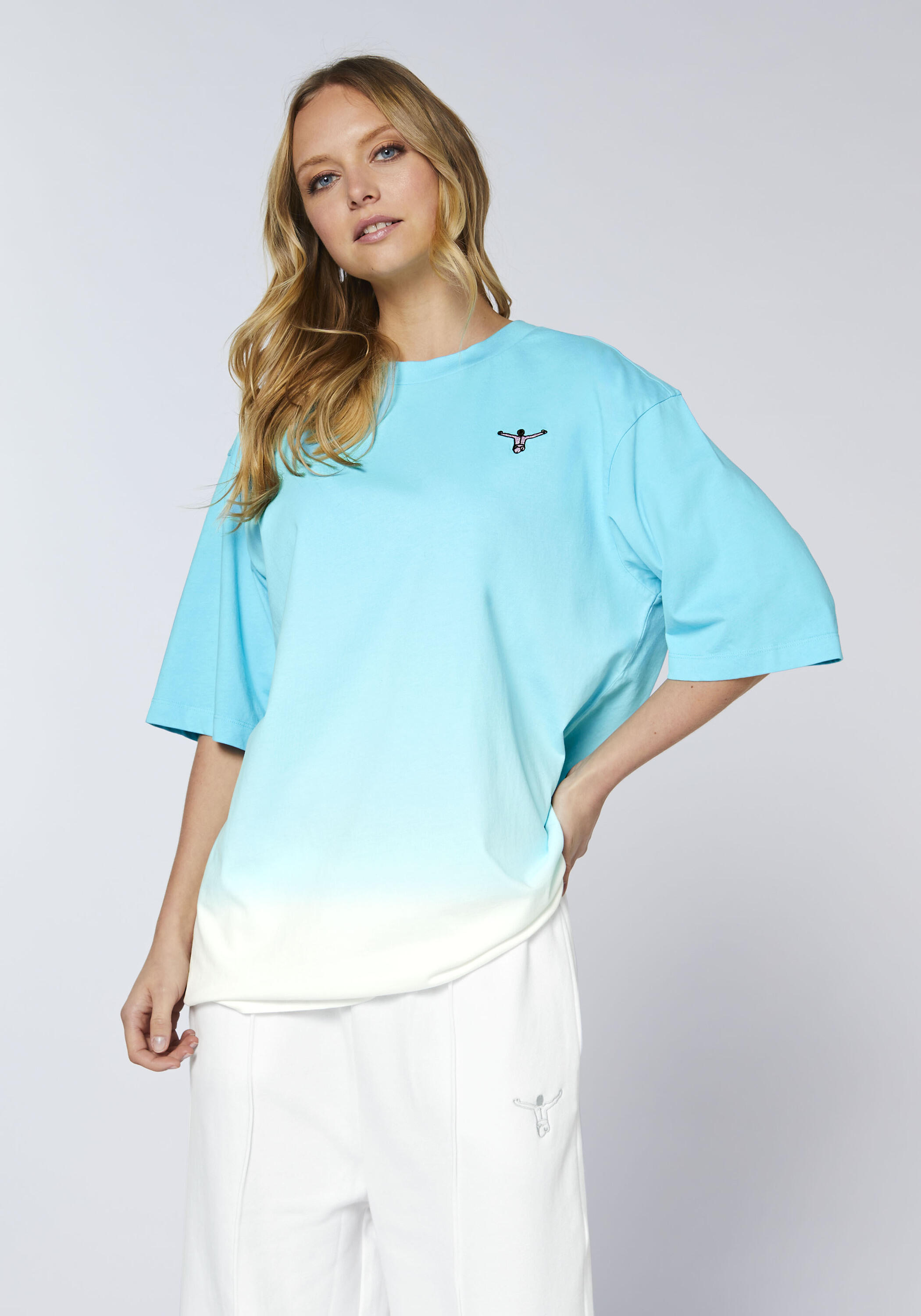 T-Shirt mit Dip-Dye Effekt 3/7