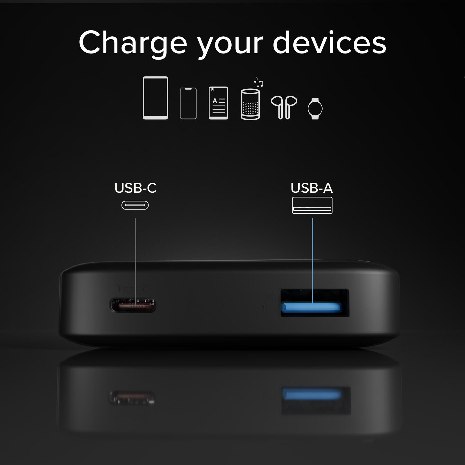 Power Bank SBS 10000 mAh High Density – Compatto con porte USB-C e USB-A 6/7