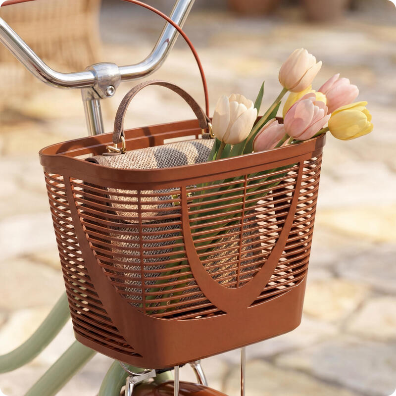 Městské kolo VOLTOURI BK13 28”, košík, nosič, retro styl