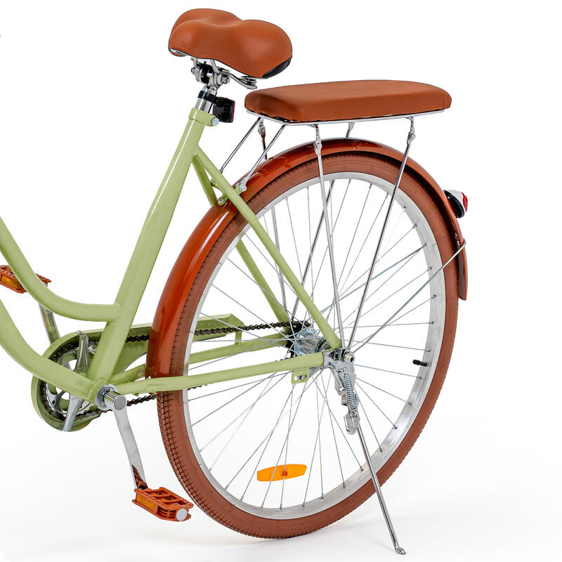 Městské kolo VOLTOURI BK13 28”, košík, nosič, retro styl