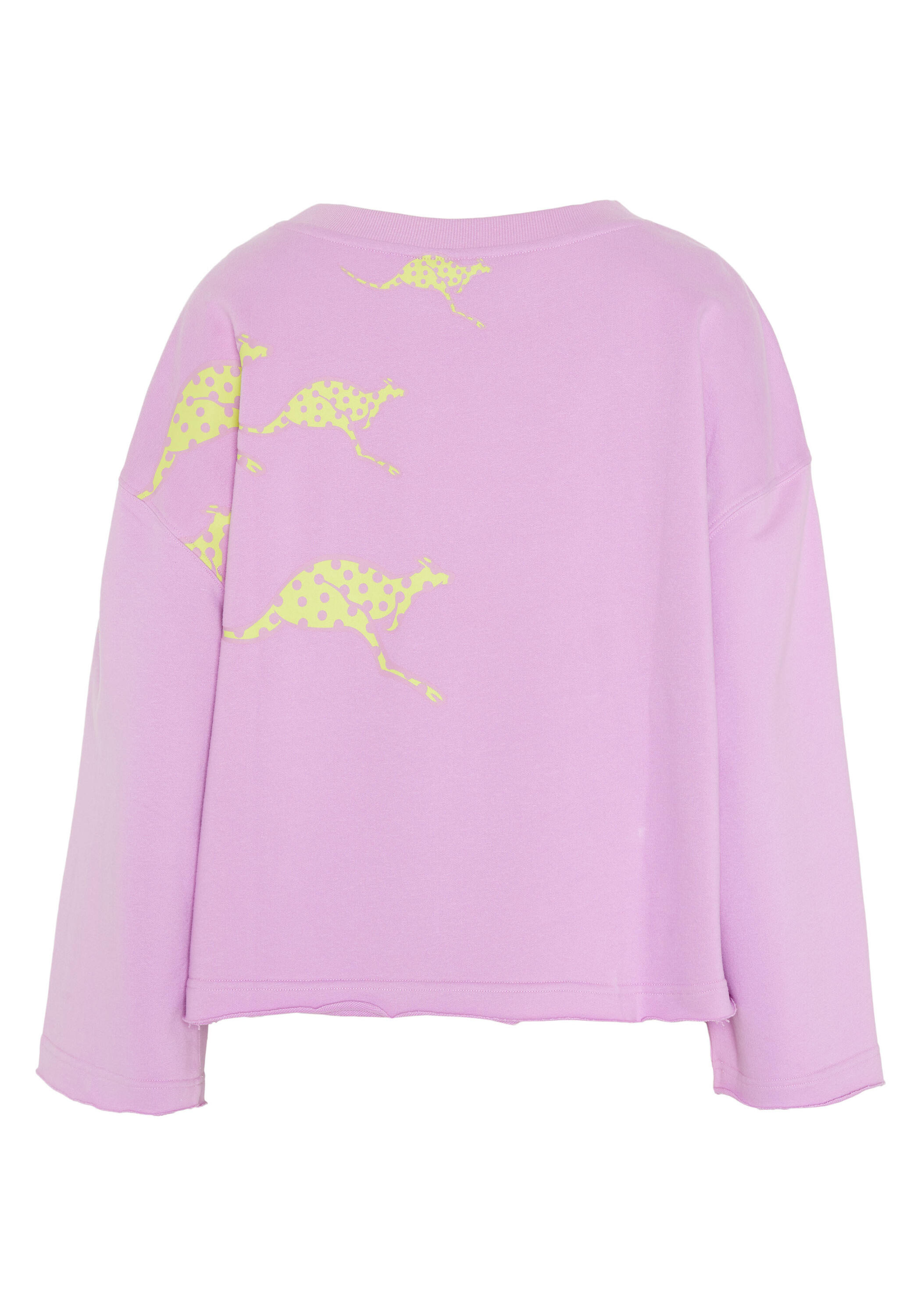 Sweatshirt mit platziertem Känguru-Print 2/7