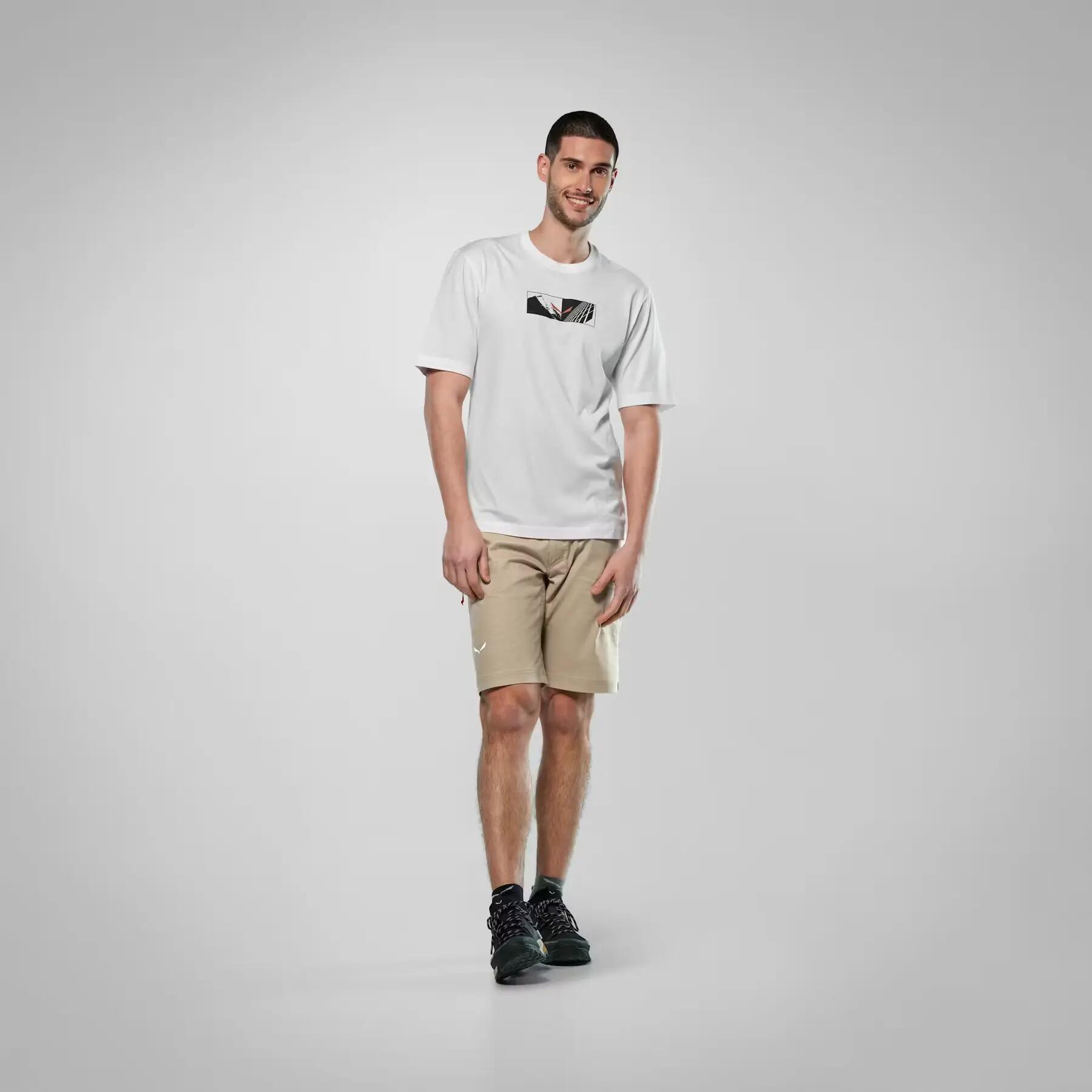 T-shirt ample Salewa Eagle Hybrid 3/5