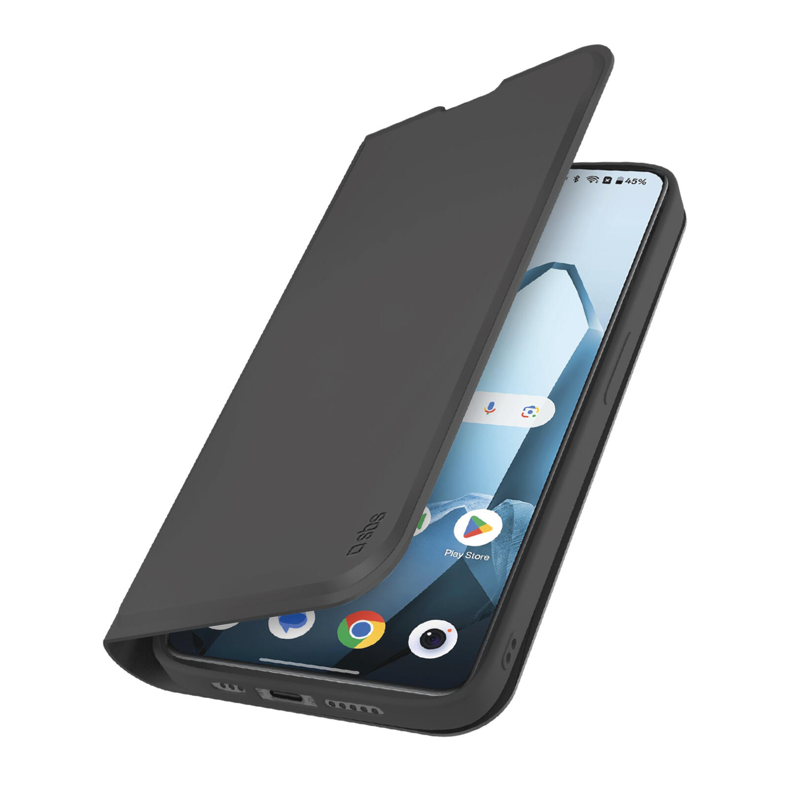 Étui portefeuille avec support et surface douce au toucher pour OnePlus 13 1/2