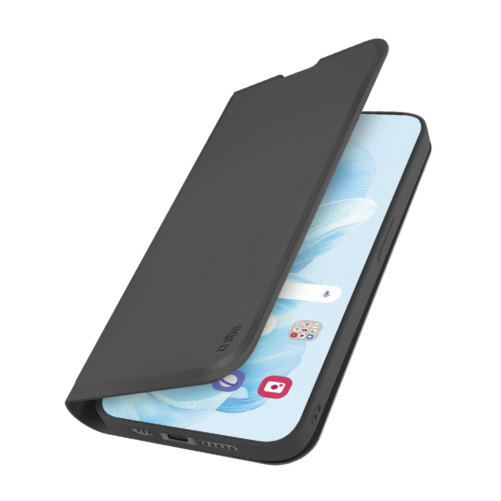 Étui portefeuille avec support et surface douce au toucher pour Honor 200 Lite 1/2