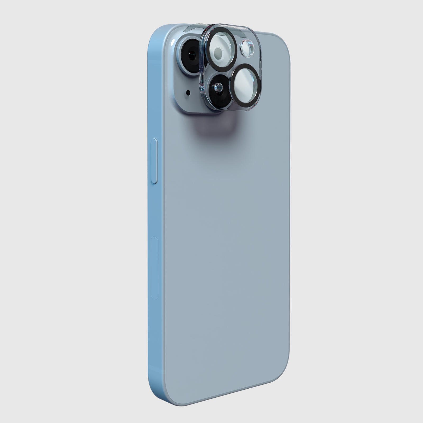 Vitre pour appareil photo d'iPhone 15/15 Plus, avec matériau D3O 2/7