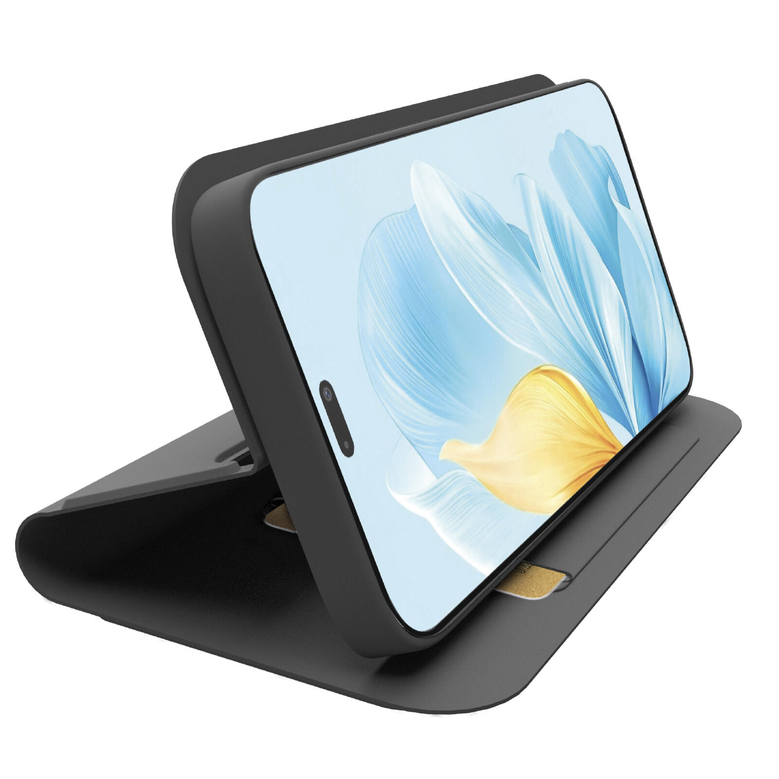 Étui portefeuille avec support et surface douce au toucher pour Honor 200 Lite 2/2