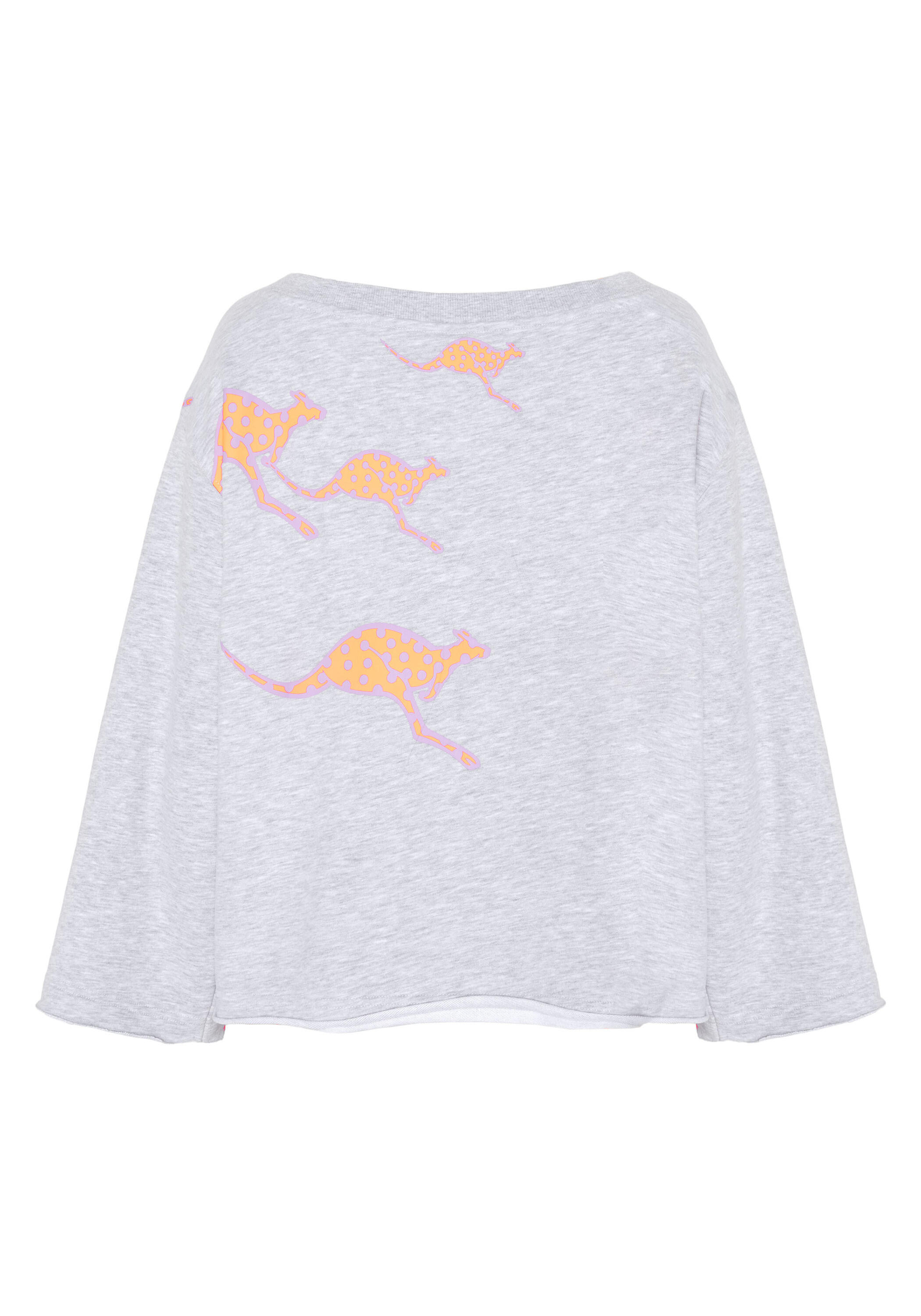 Sweatshirt mit platziertem Känguru-Print 2/7