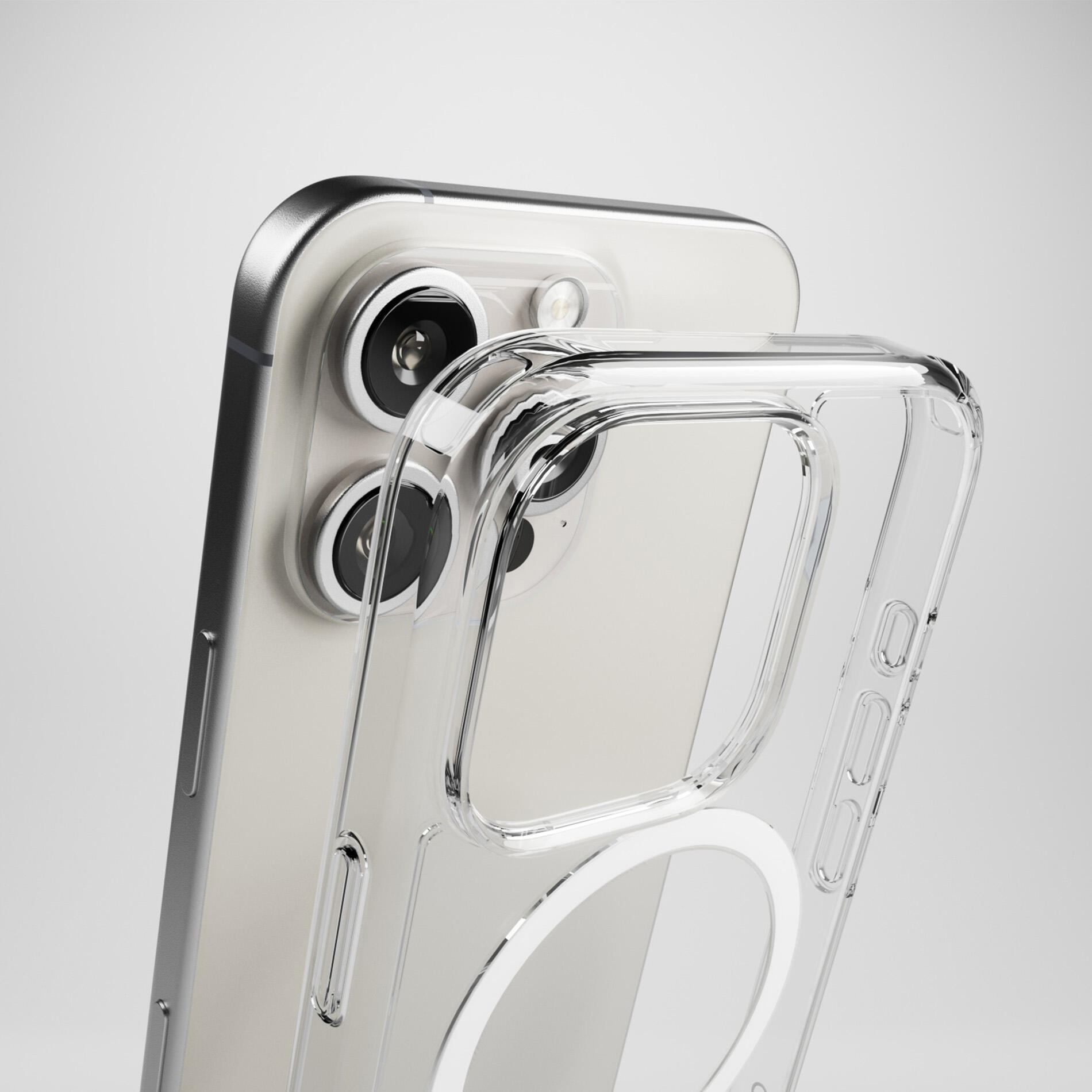 Cover Impact Clear D3O® Bio per iPhone 16 Pro Max 3/6