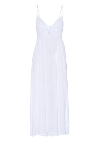 Kleid mit Smokdetail im Rücken