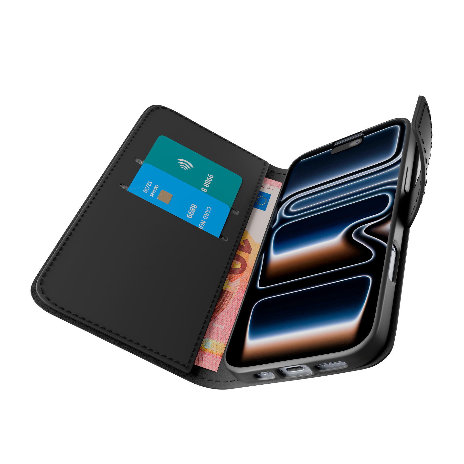 Custodia Wallet Stand per iPhone 17 Pro 2/7
