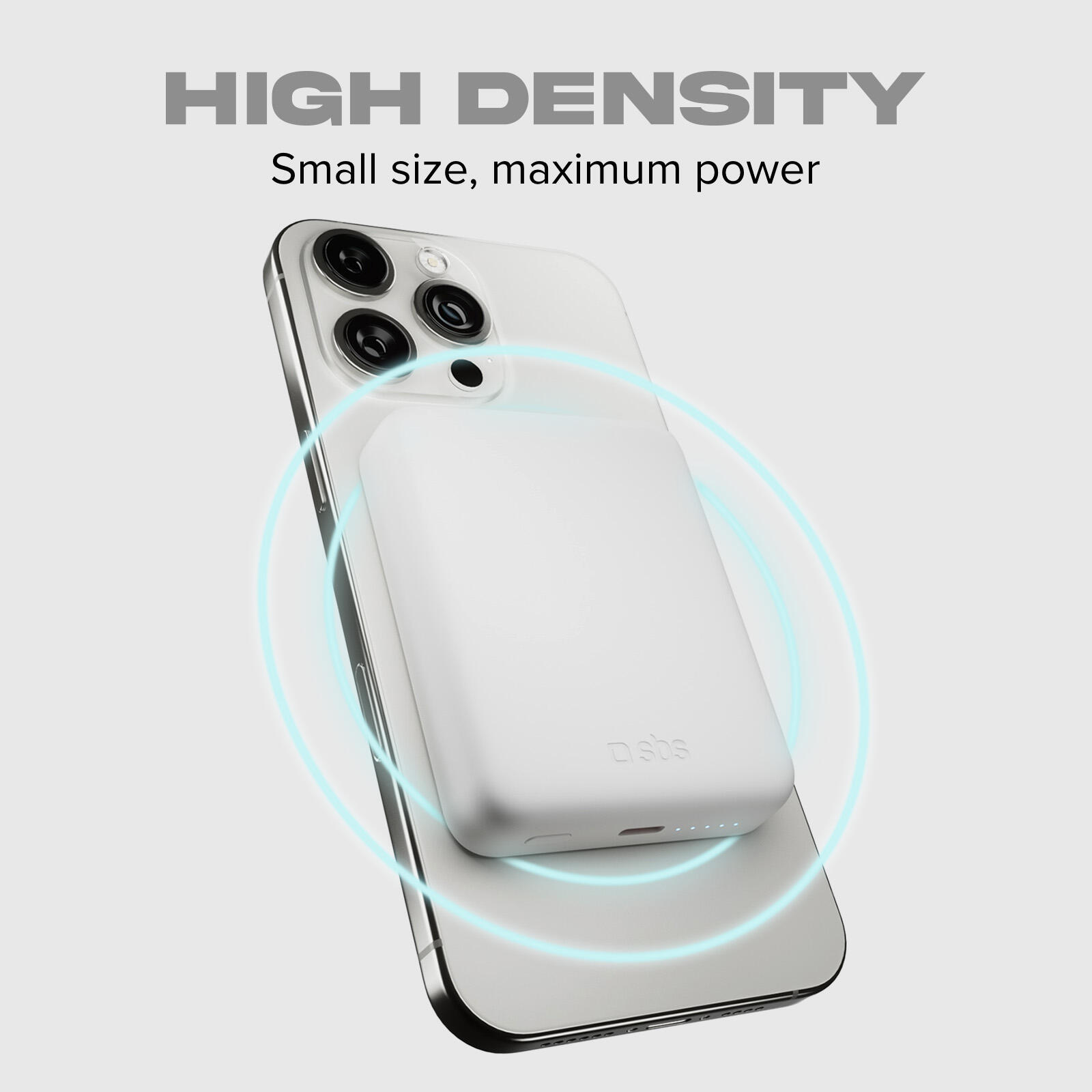 Power bank 5000 mAh wireless ultra compatto 6/7