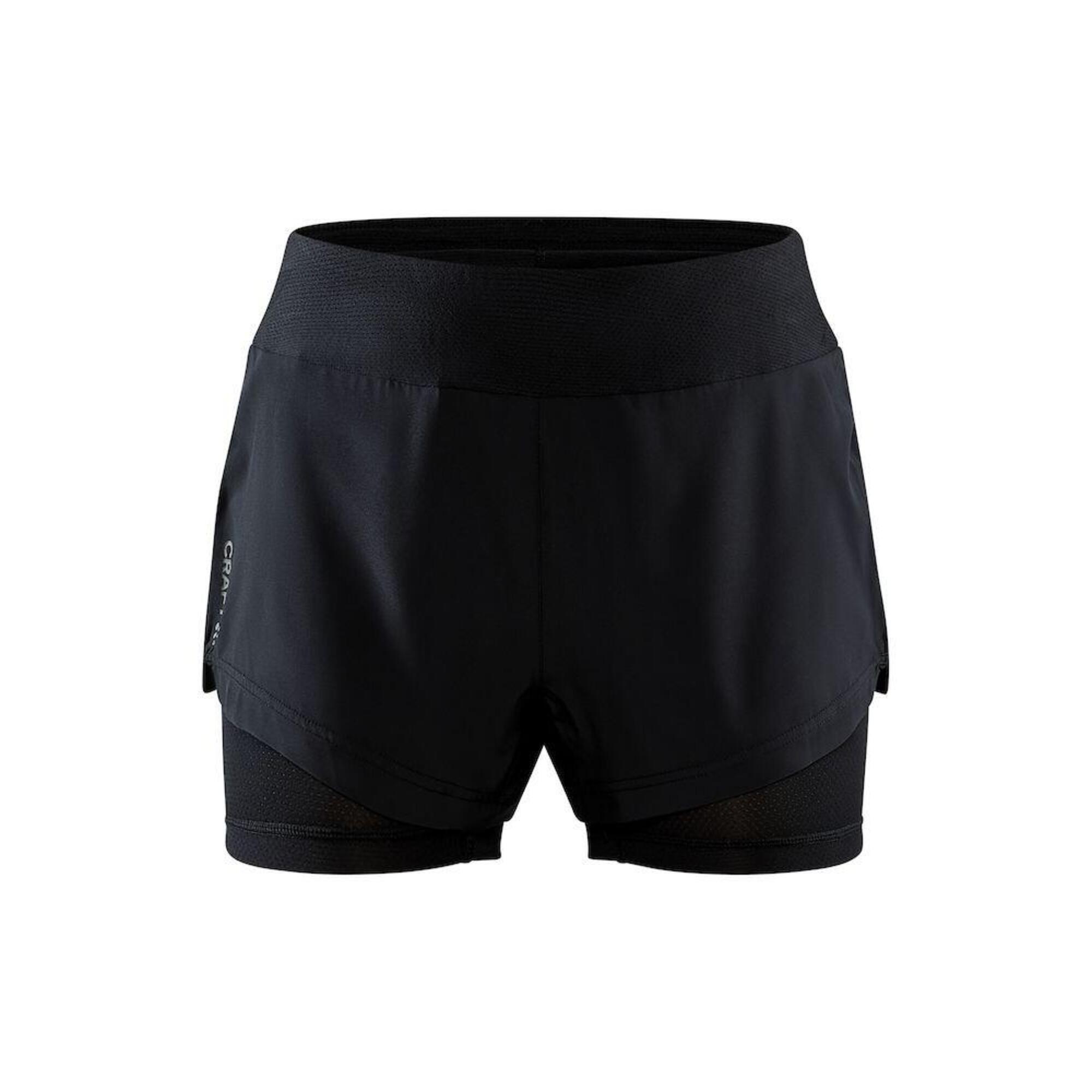 CRAFT ADV ESSENCE 2-IN-1 SHORTS WOMEN