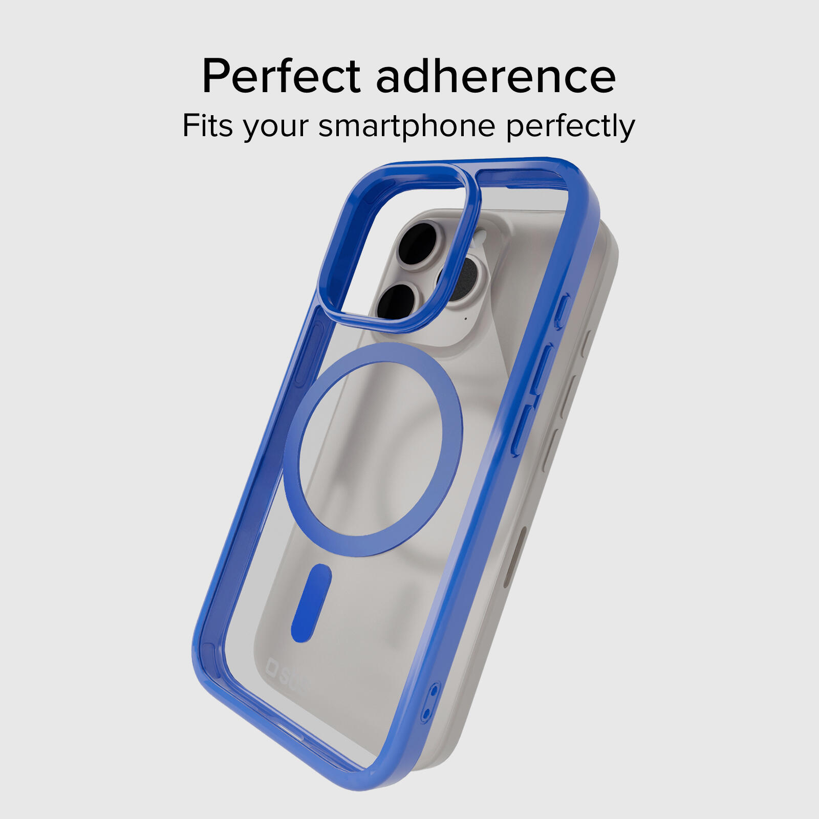 Cover per iPhone 15 Pro con bordi colorati compatibile con ricarica MagSafe 3/7