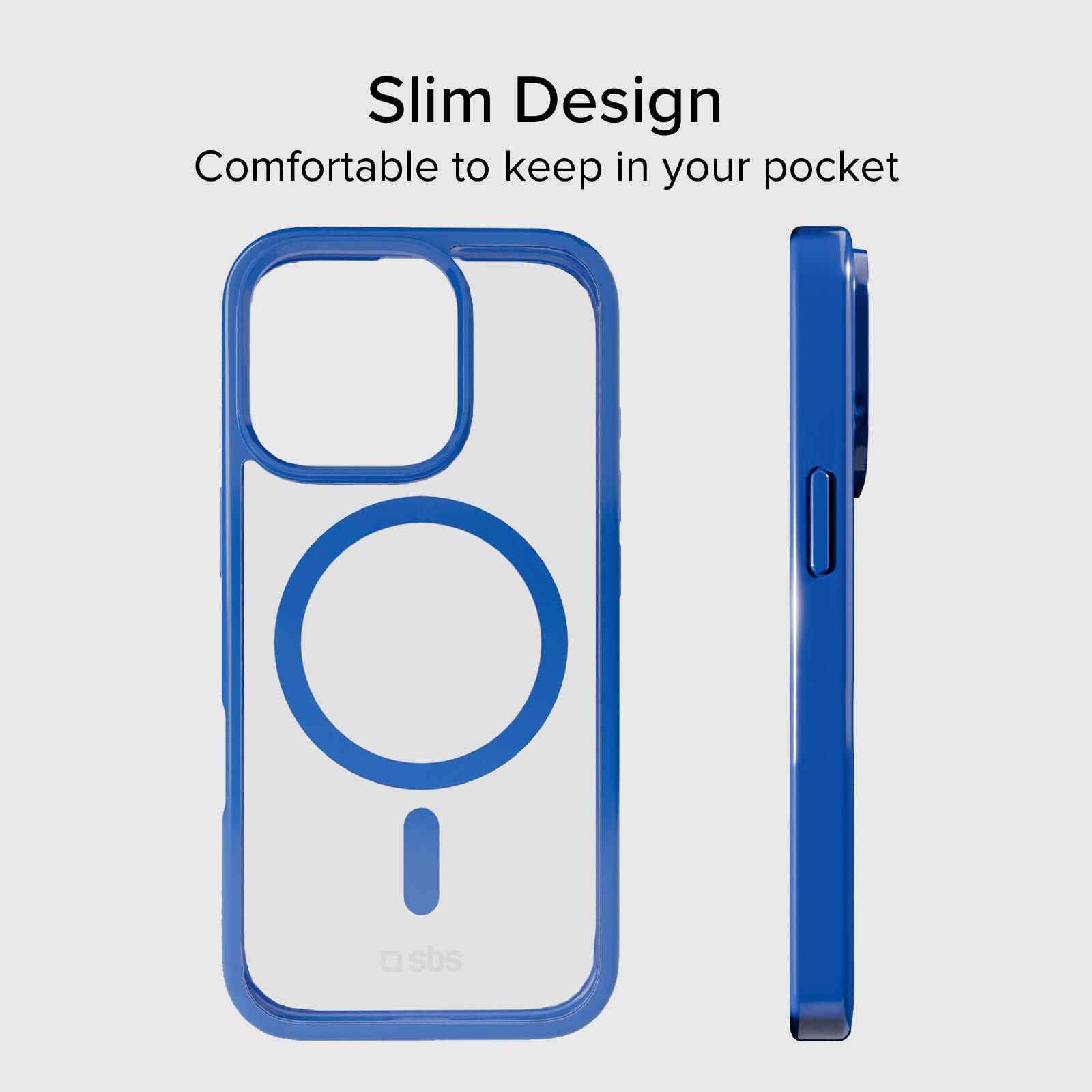 Cover per iPhone 15 Pro con bordi colorati compatibile con ricarica MagSafe 7/7