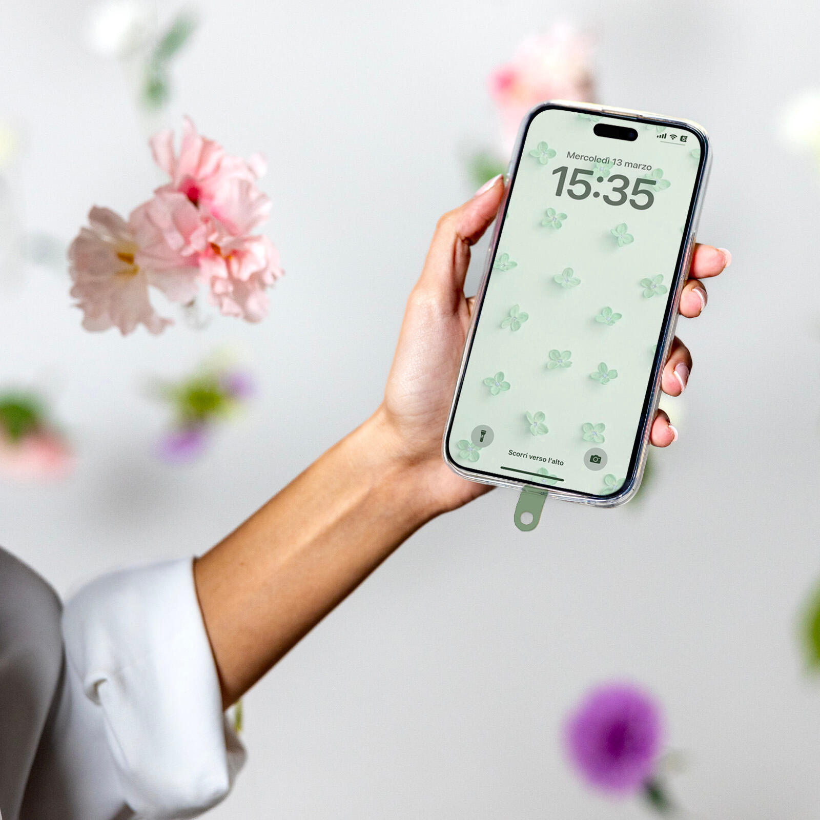 Coco Necklace - Laccio a tracolla e collana per smartphone 5/7
