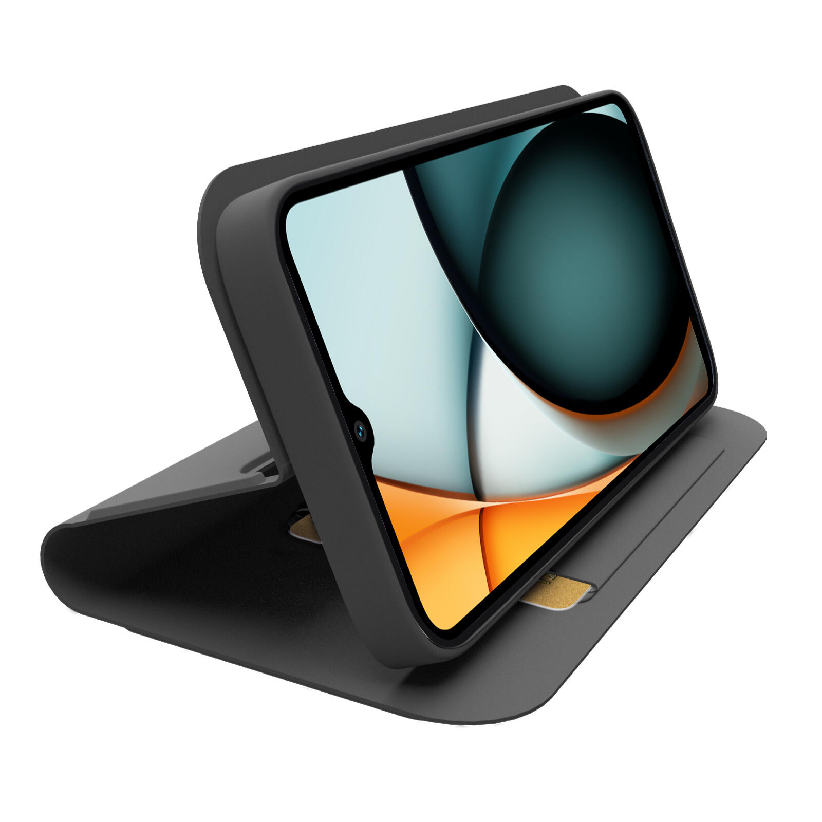 Custodia a libro con supporto stand e superficie soft touch per Xiaomi Redmi A3 2/2