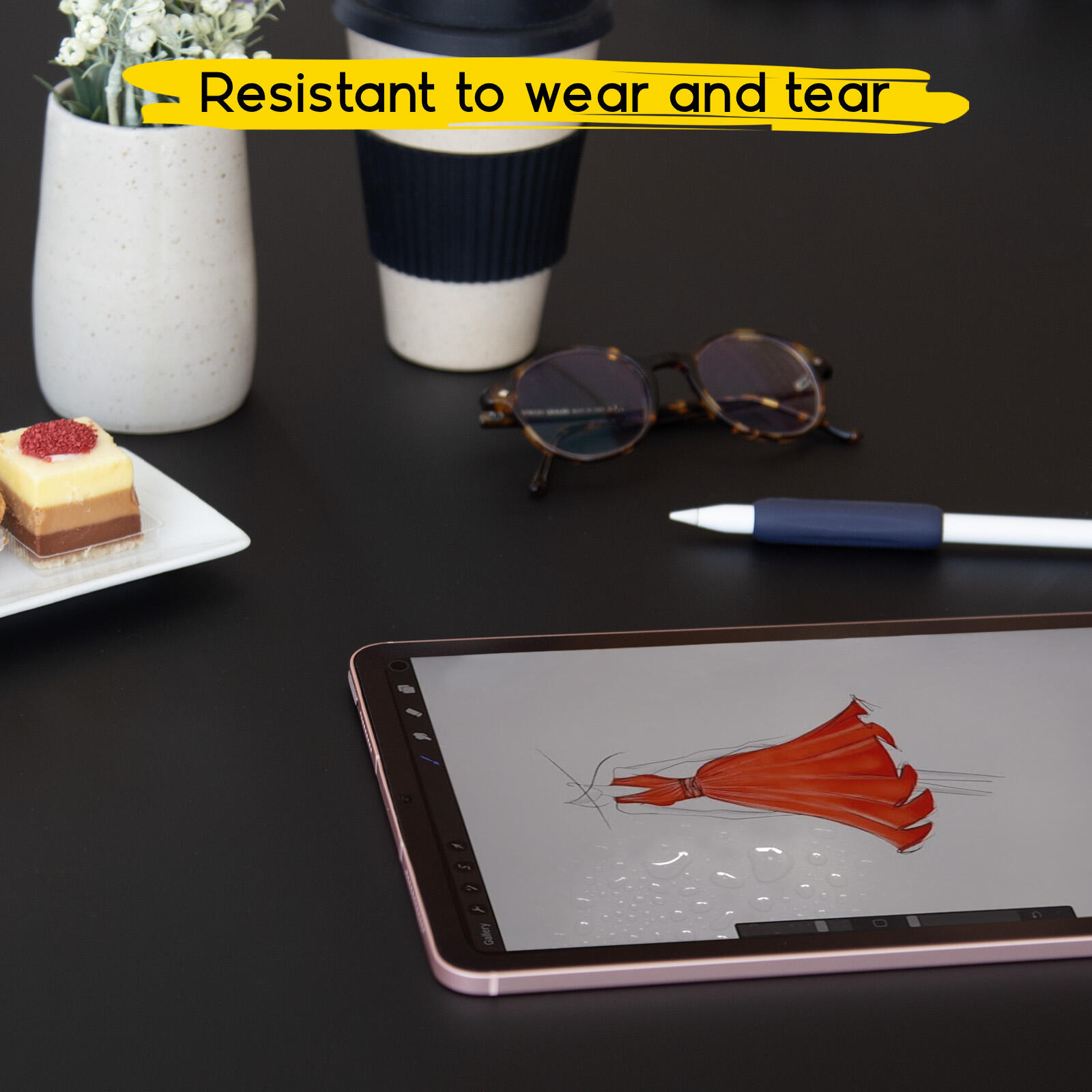 Pellicola effetto carta anti riflesso e anti impronte per Lenovo Smart Paper Tab 7/7