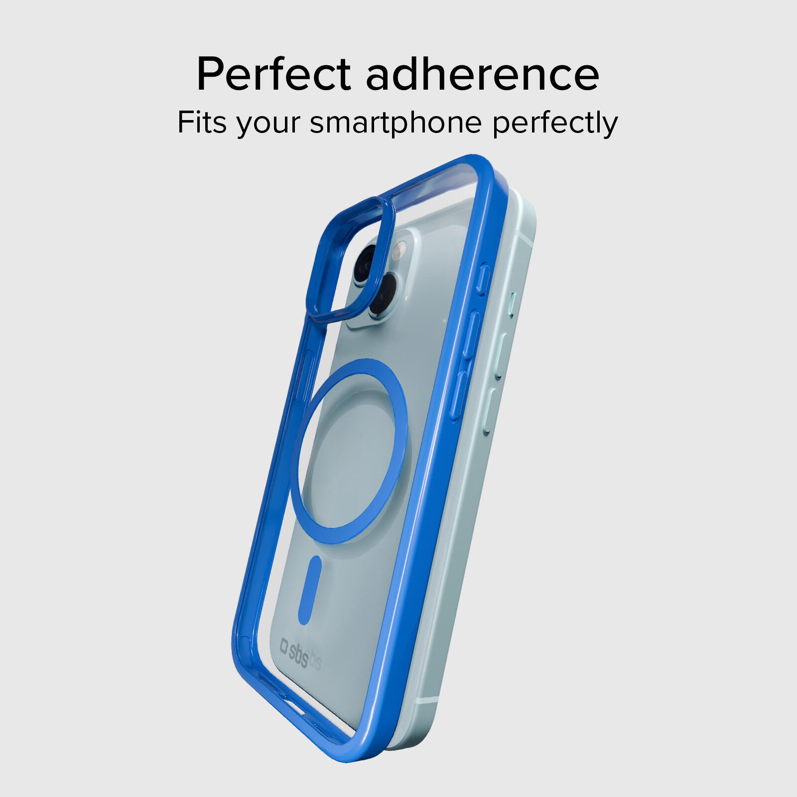 Cover per iPhone 15 con bordi colorati compatibile con ricarica MagSafe 3/7