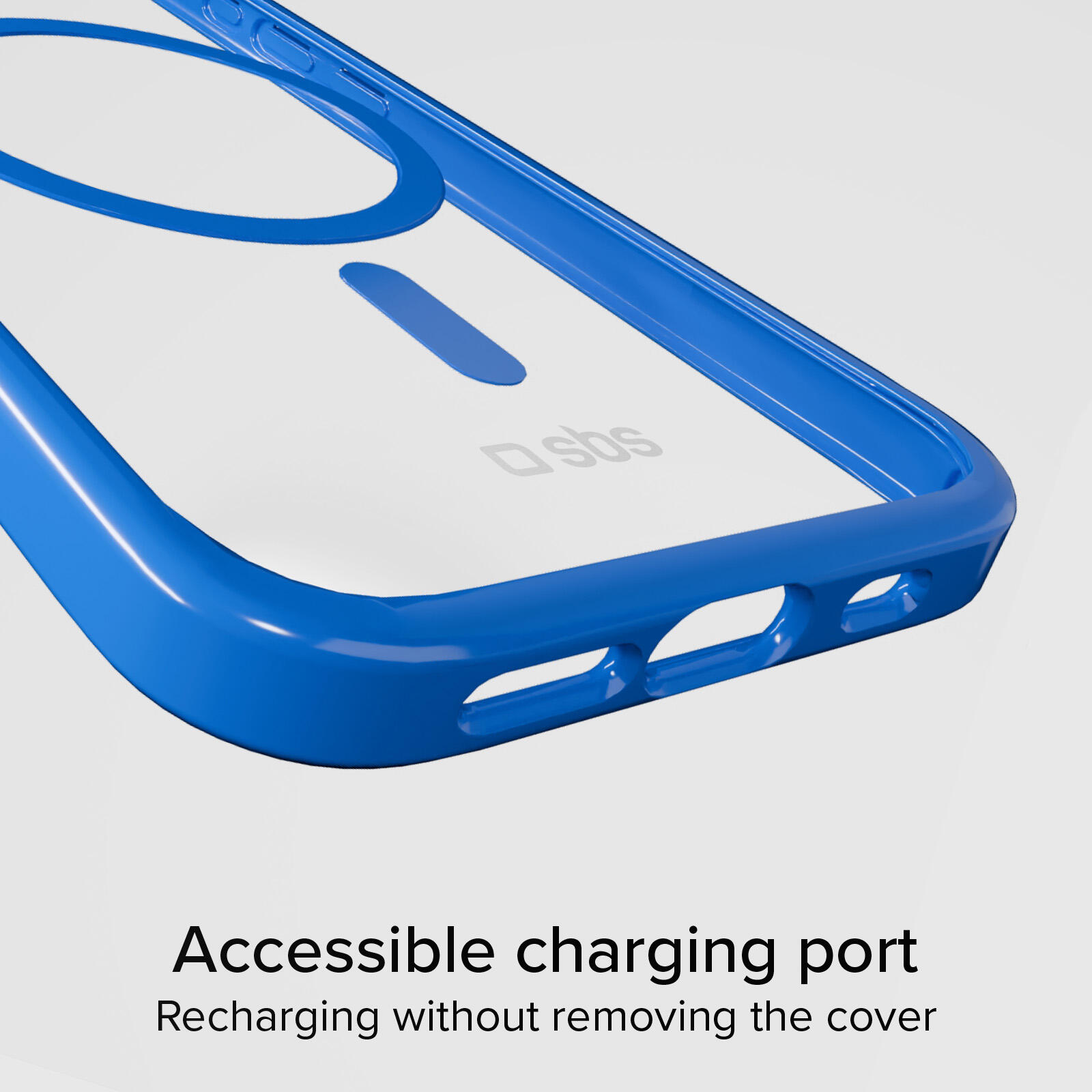 Cover per iPhone 15 con bordi colorati compatibile con ricarica MagSafe 6/7
