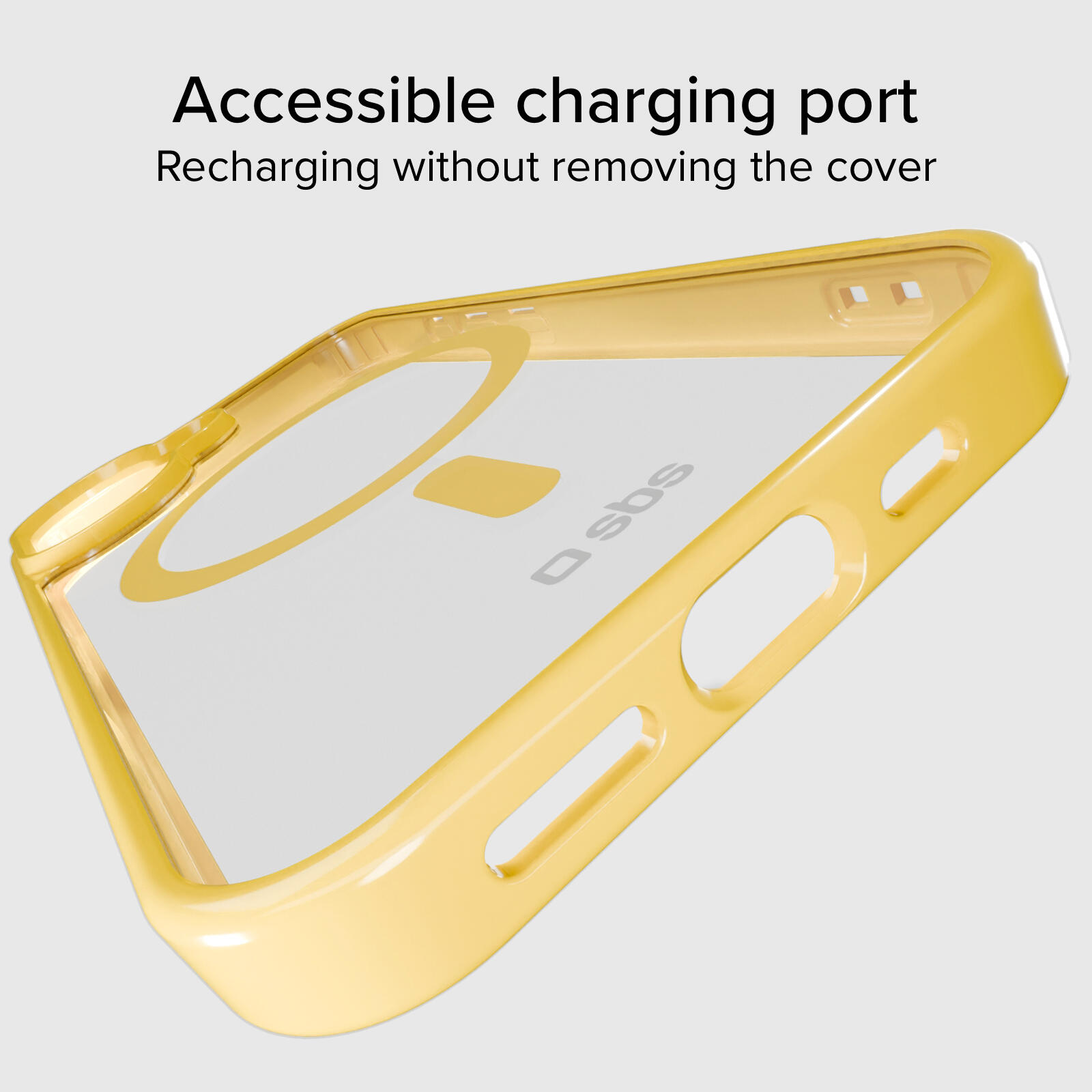 Coque pour iPhone 16 avec bords colorés, compatible avec la recharge MagSafe 6/7