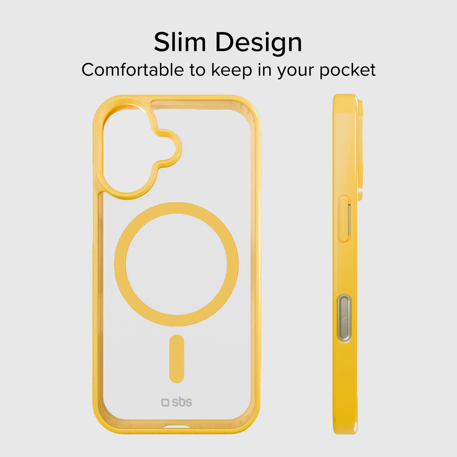 Coque pour iPhone 16 avec bords colorés, compatible avec la recharge MagSafe 7/7