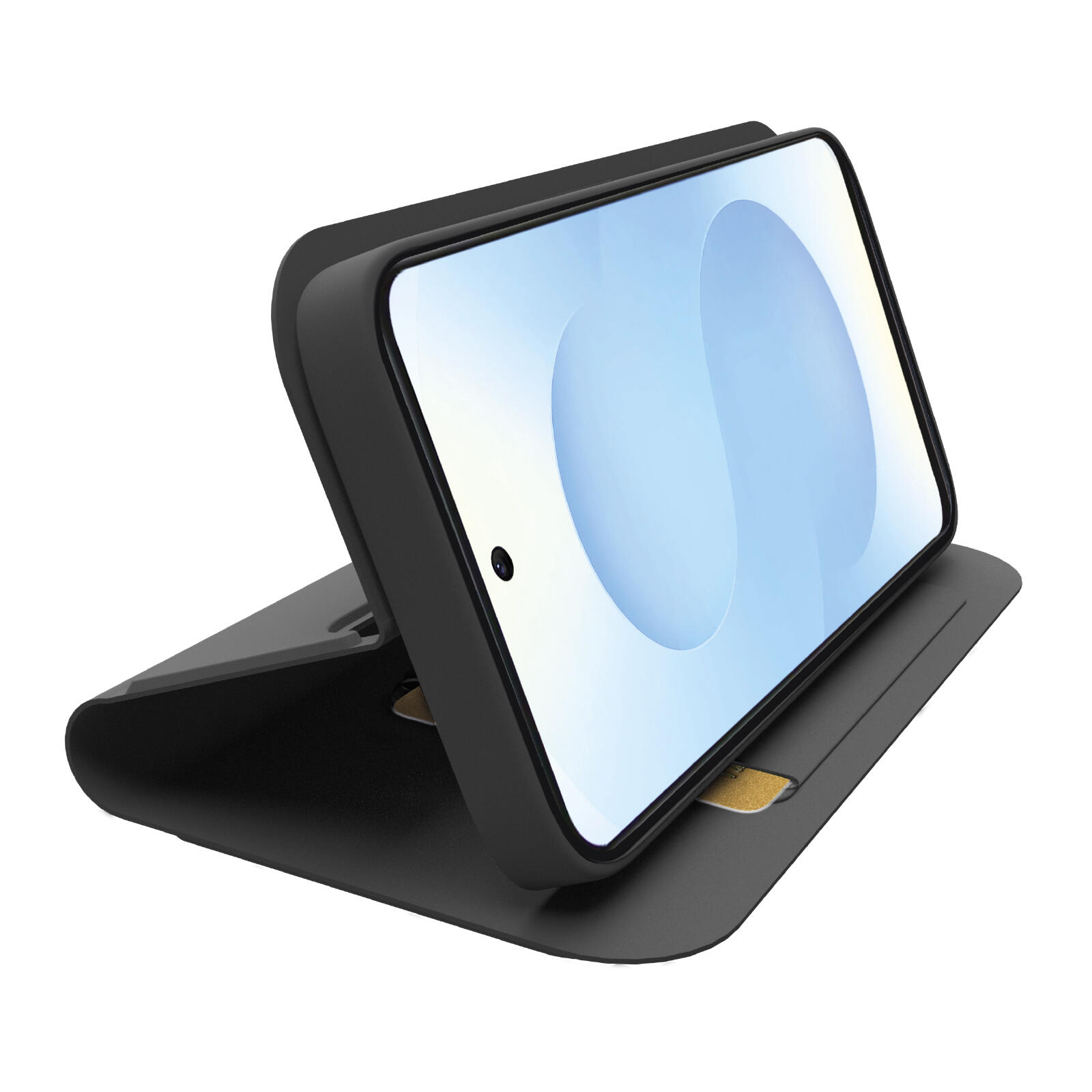 Custodia a libro con supporto stand e superficie soft touch per Samsung S25 FE 2/2