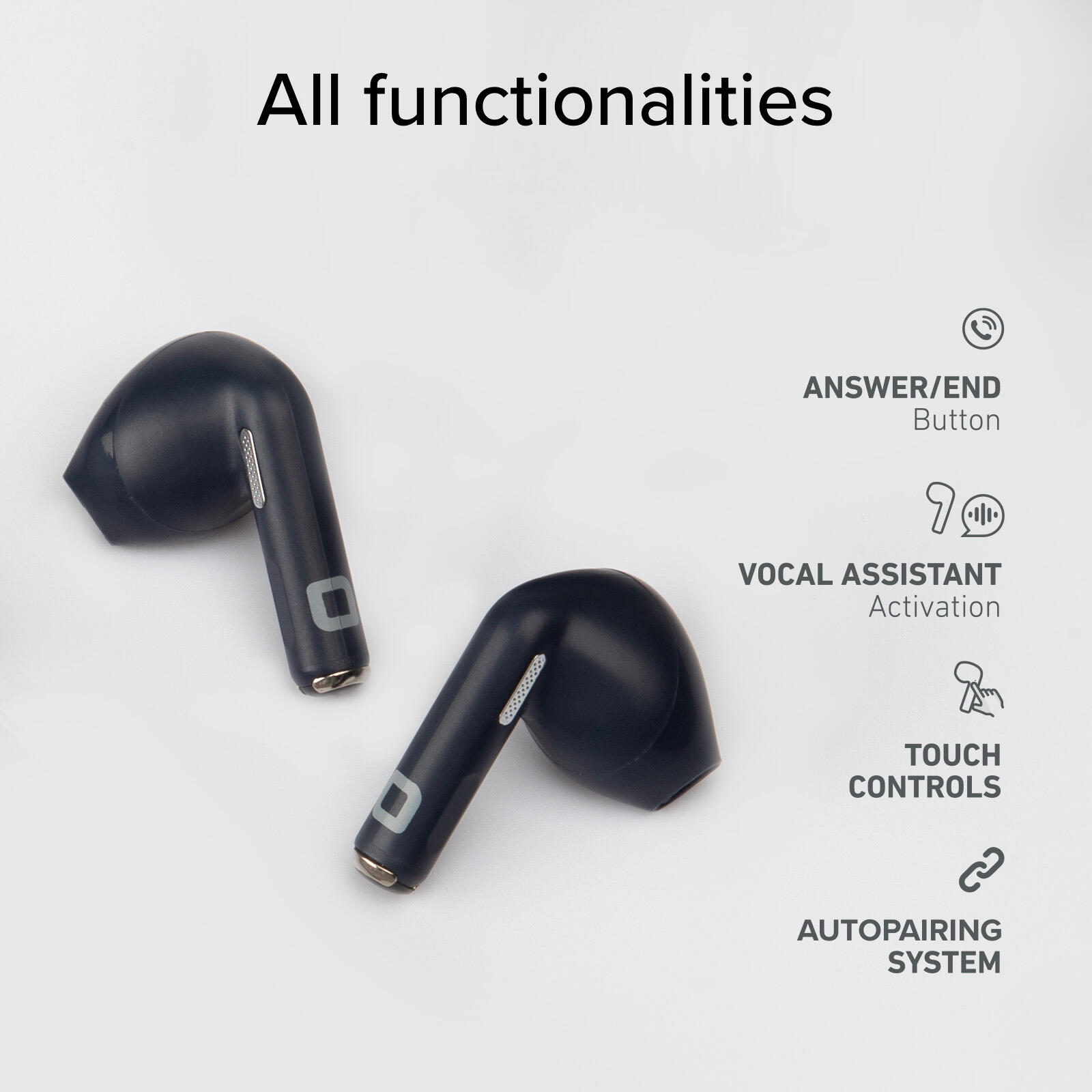 Auricolari TWS semi in-ear 3/7