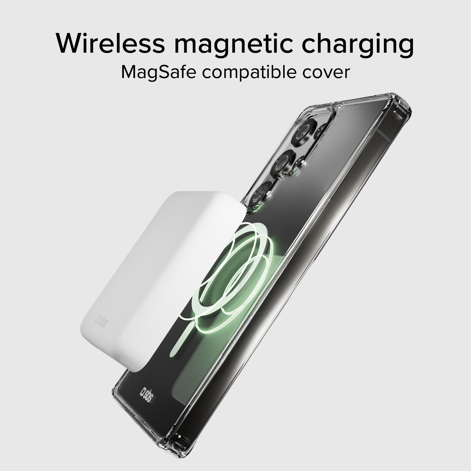 Cover rigida compatibile con ricarica wireless magnetica per Samsung S25 Ultra 5/7