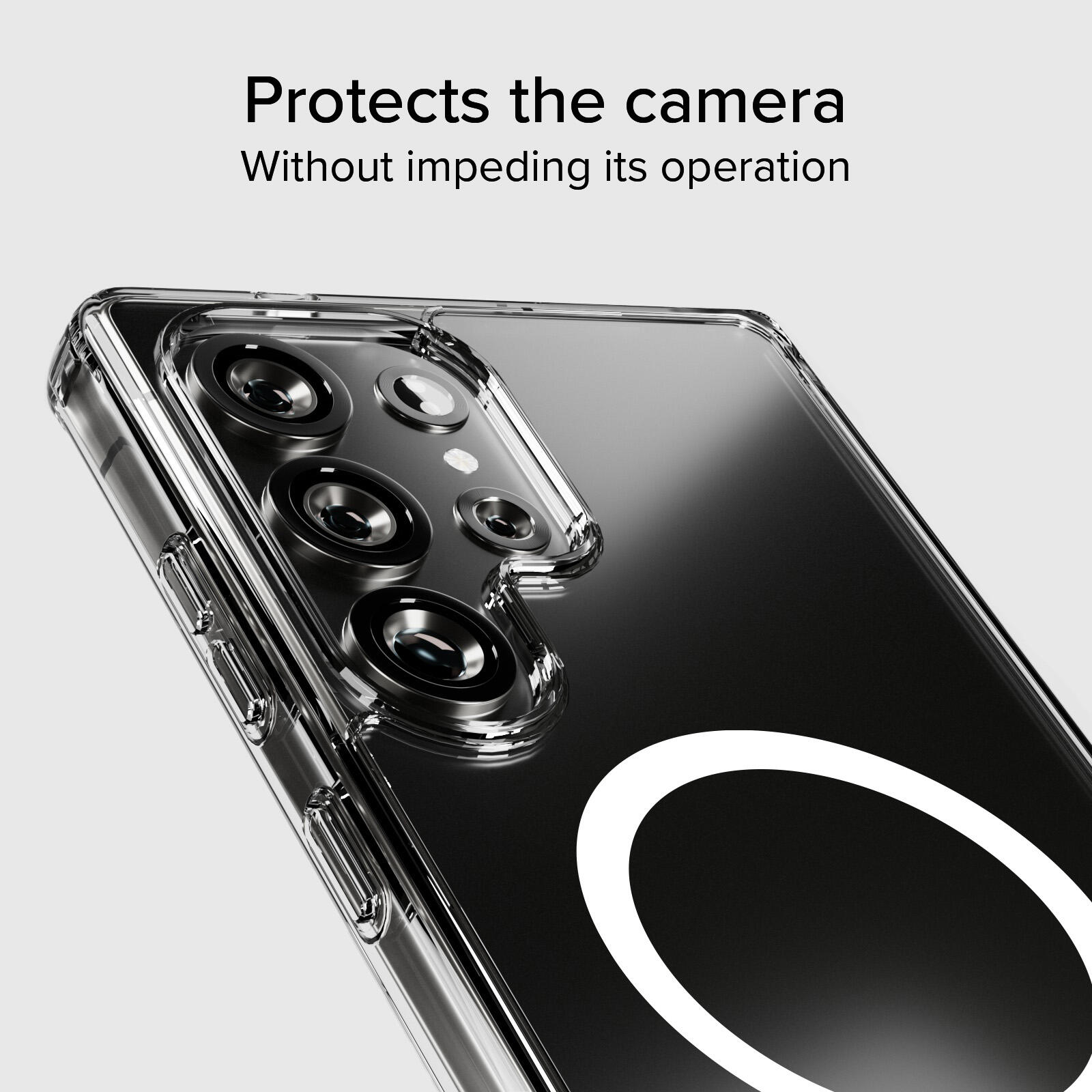 Cover rigida compatibile con ricarica wireless magnetica per Samsung S25 Ultra 4/7