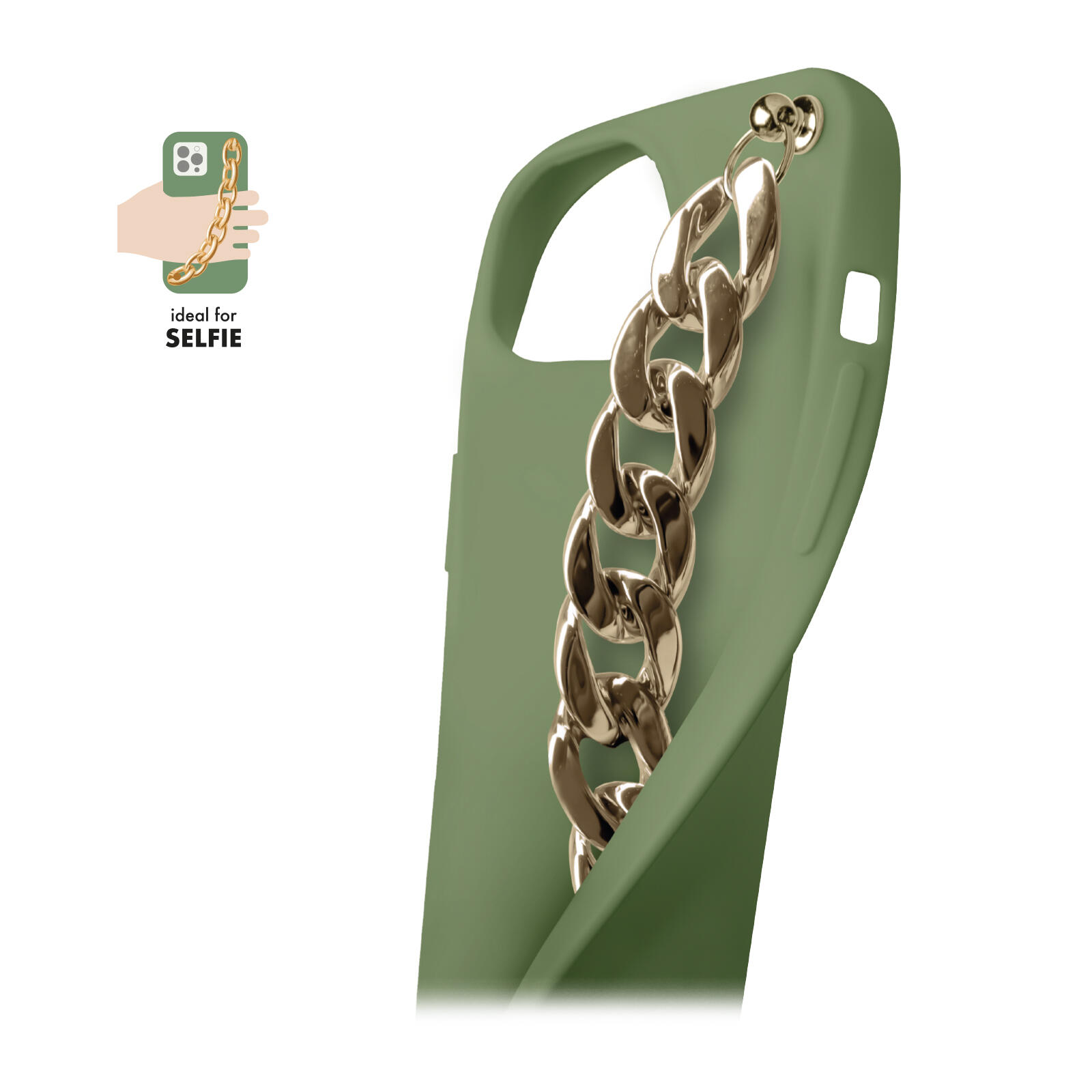 Cover per iPhone 13 Pro con catena 2/2