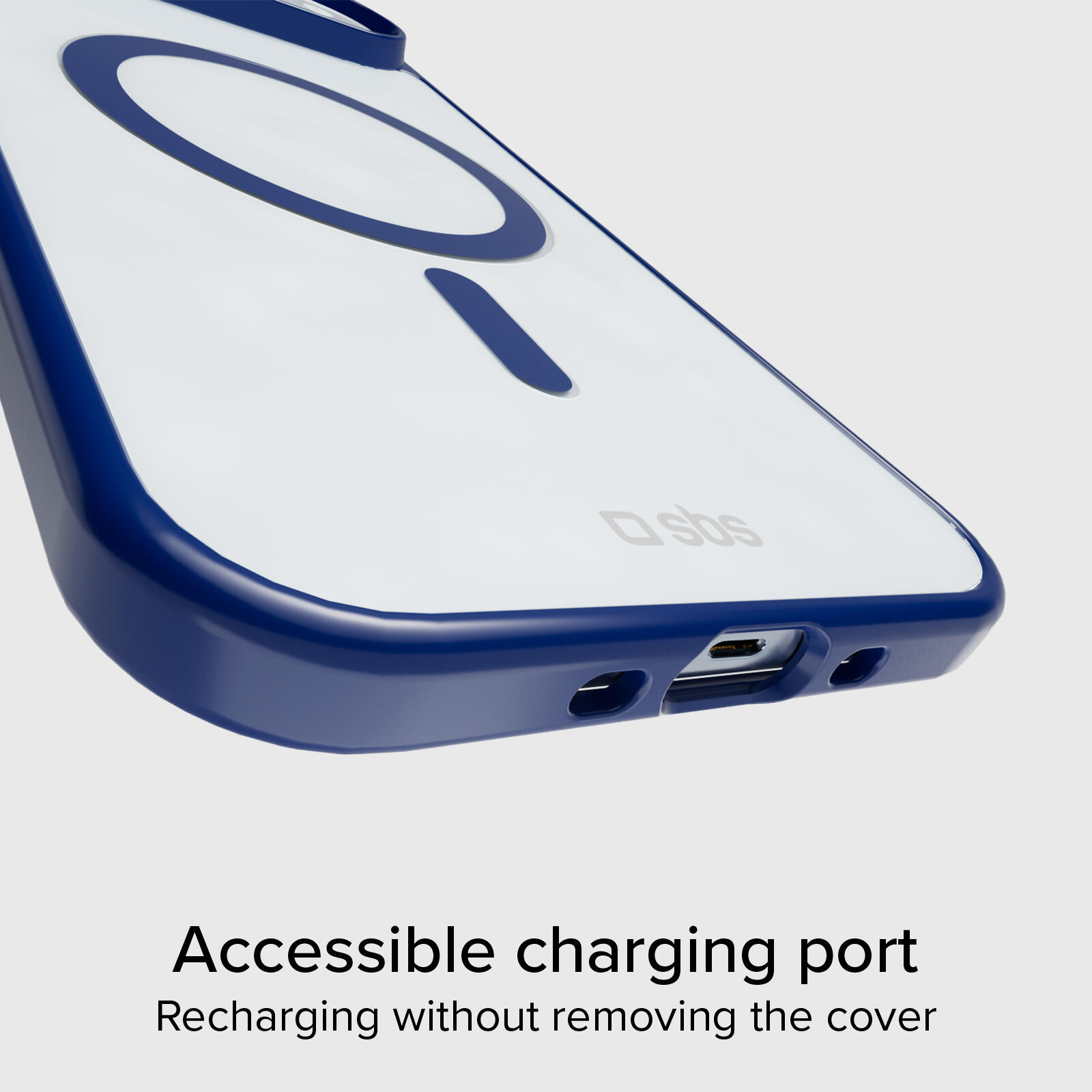 Coque pour iPhone Air avec bords colorés, compatible avec la recharge MagSafe 6/7
