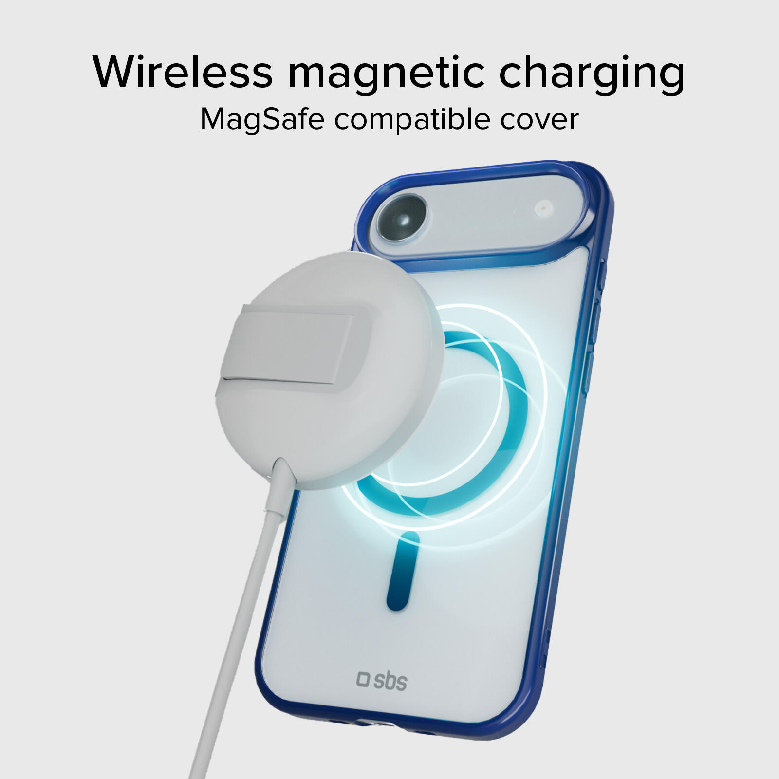 Coque pour iPhone Air avec bords colorés, compatible avec la recharge MagSafe 5/7
