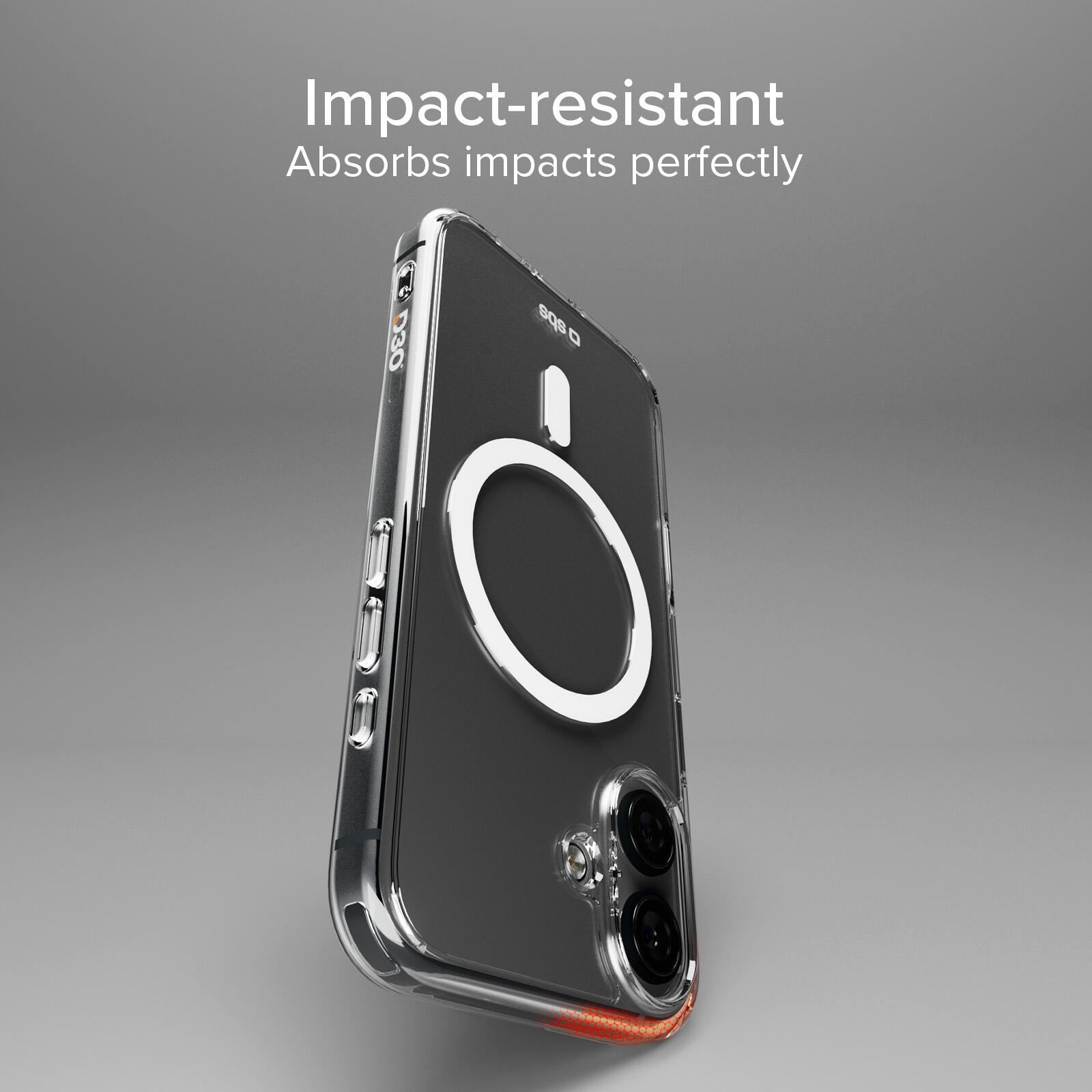 Cover ultraresistente per iPhone 16 con tecnologia D3O 2/7