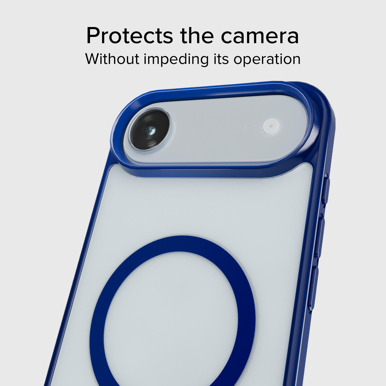 Coque pour iPhone Air avec bords colorés, compatible avec la recharge MagSafe 4/7