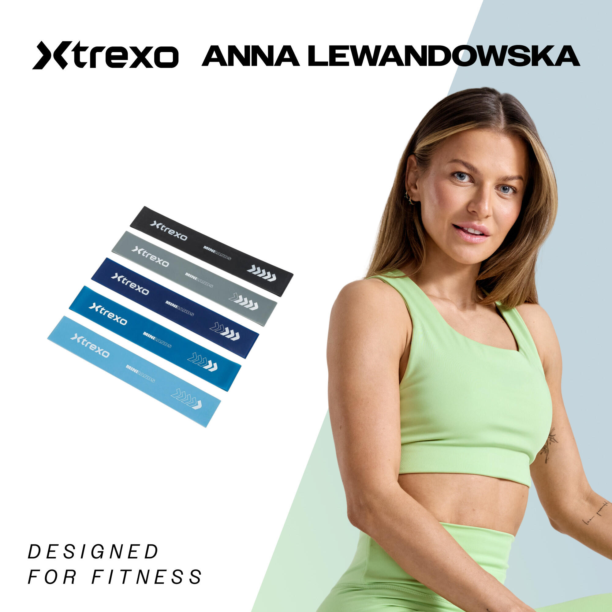 XTREXO Trainingsbänder Set 5 Mini Power Bands 5 2/6