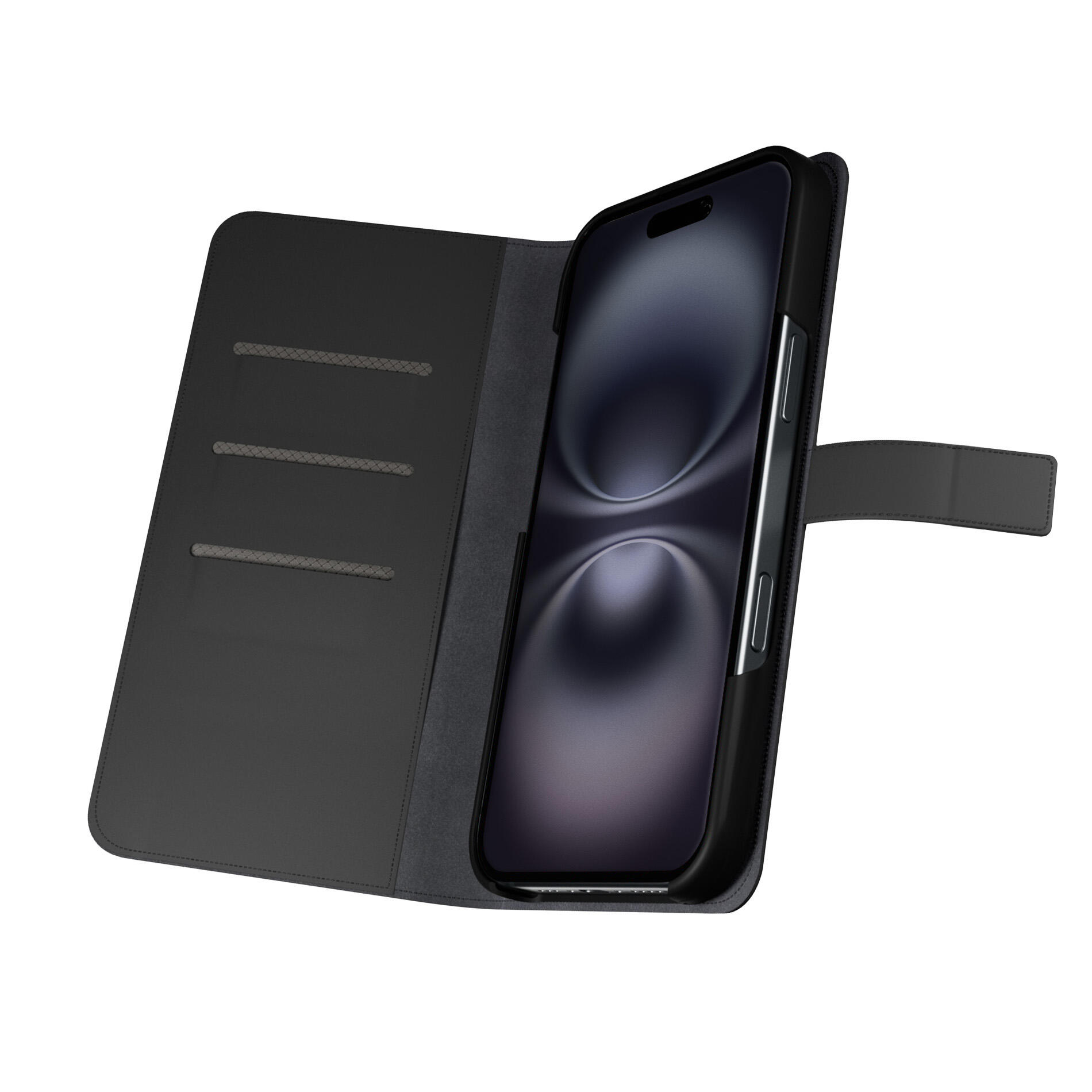 Custodia Wallet Stand per iPhone 16 Plus 2/7
