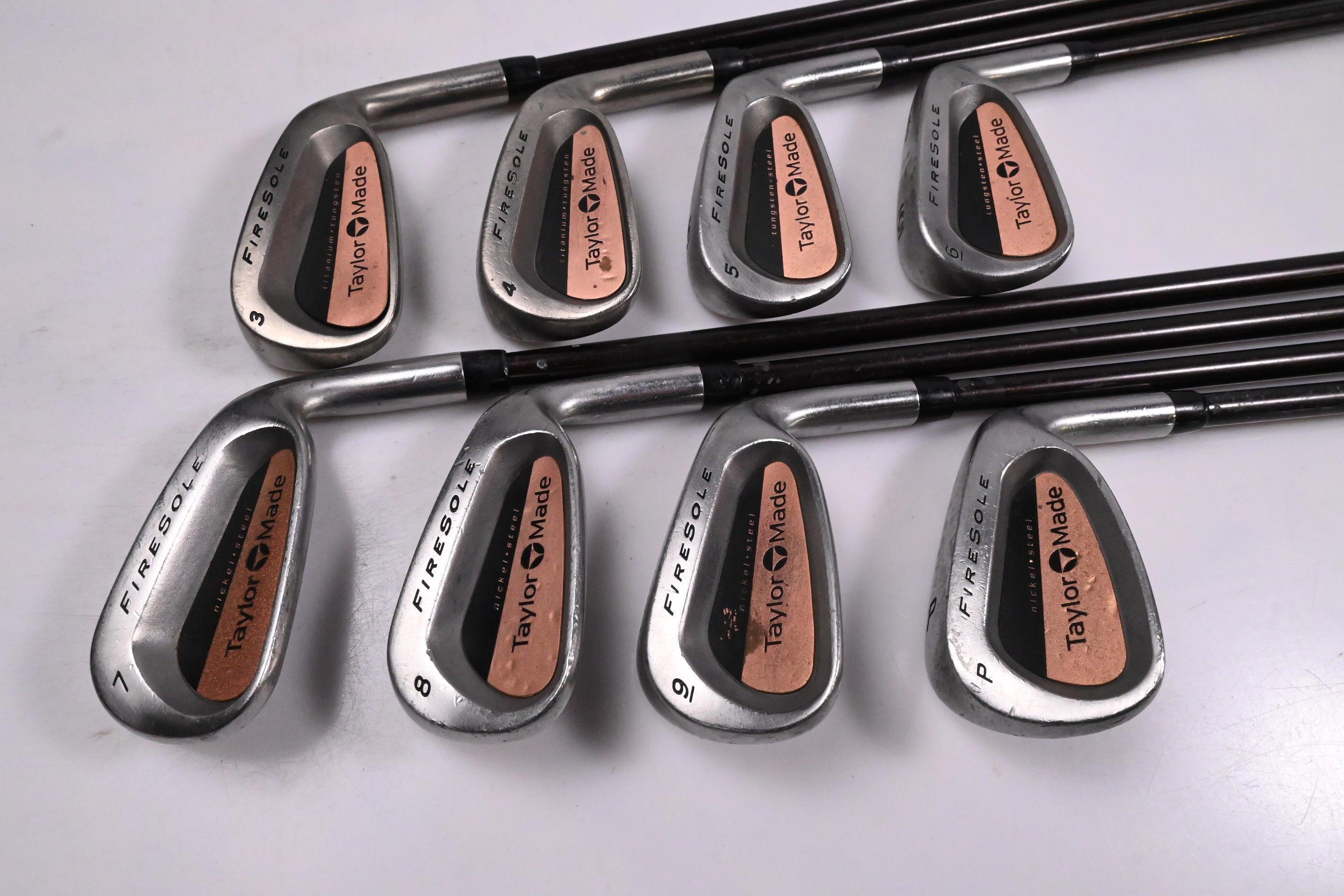 TaylorMade FIRE SOLE 3番〜PW,AW,SW 10本セット Taylormade Firesole Irons / 3-PW / Stiff Flex Taylormade Bubble 90