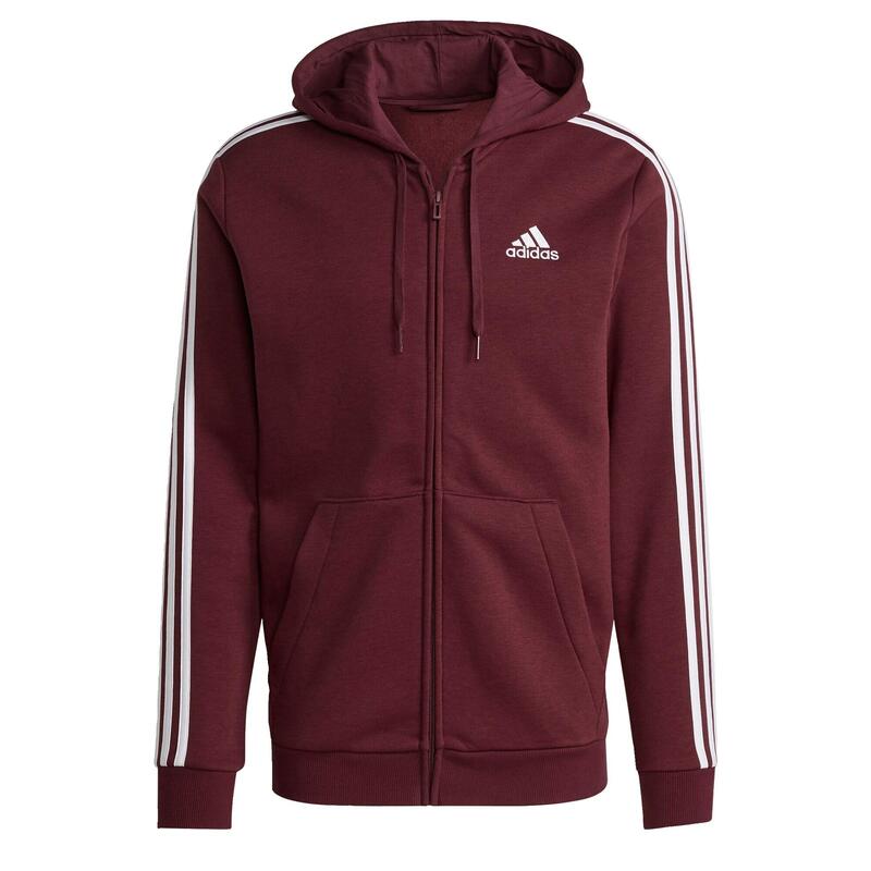 Veste à capuche Essentials Fleece 3-Stripes Full-Zip