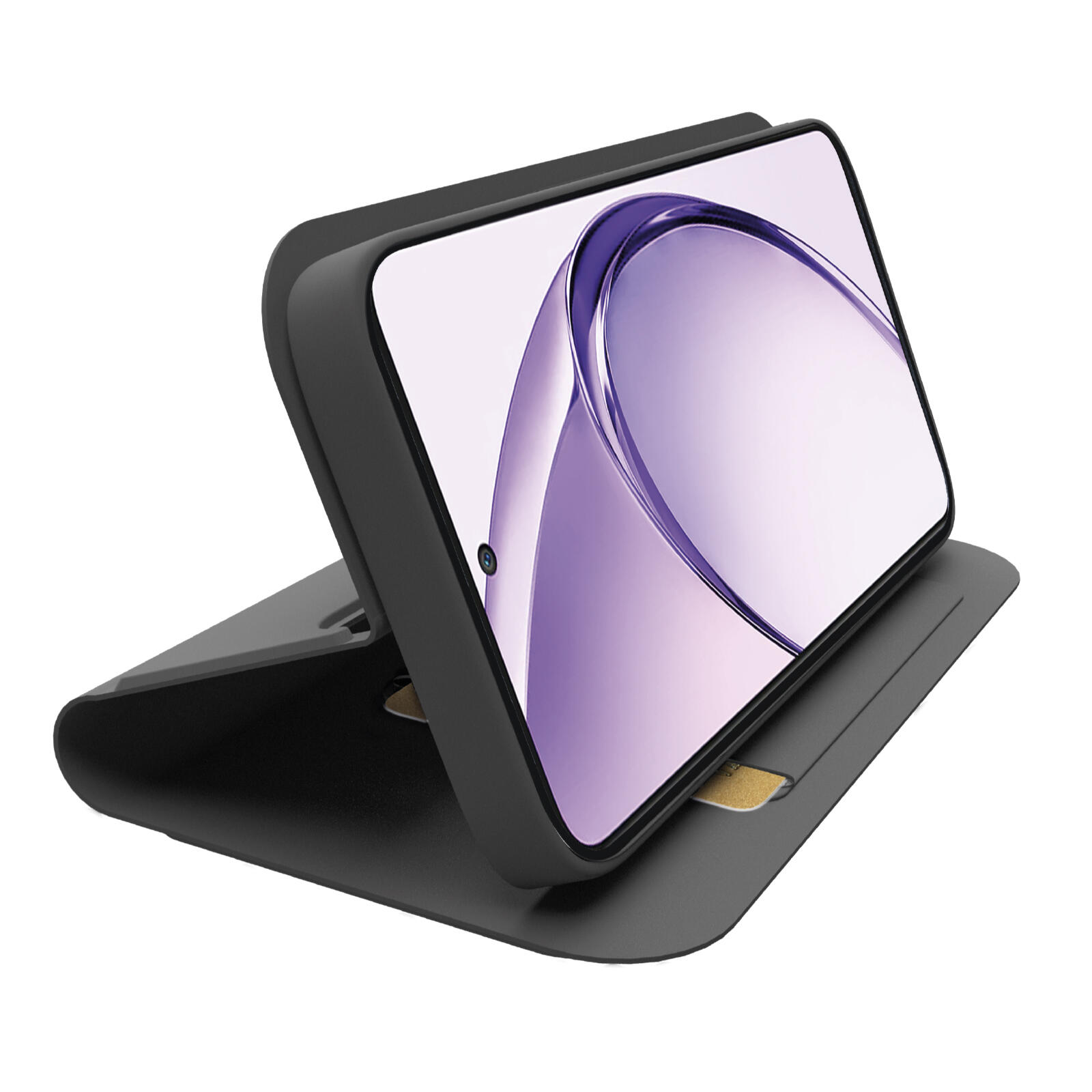 Custodia a libro con supporto stand e superficie soft touch per Oppo A80 2/2