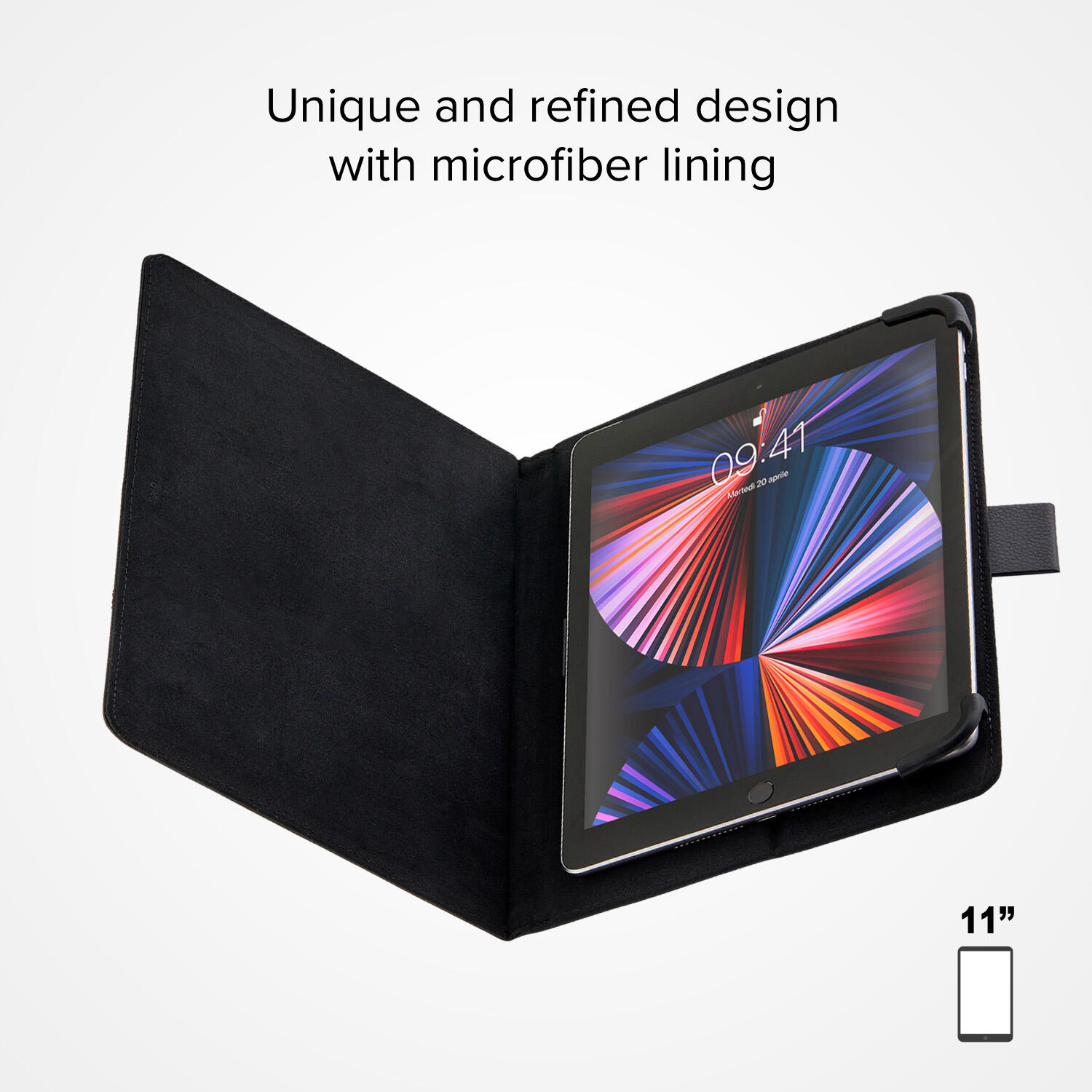 Étui avec support universel pour tablettes 9" à 11" 2/5