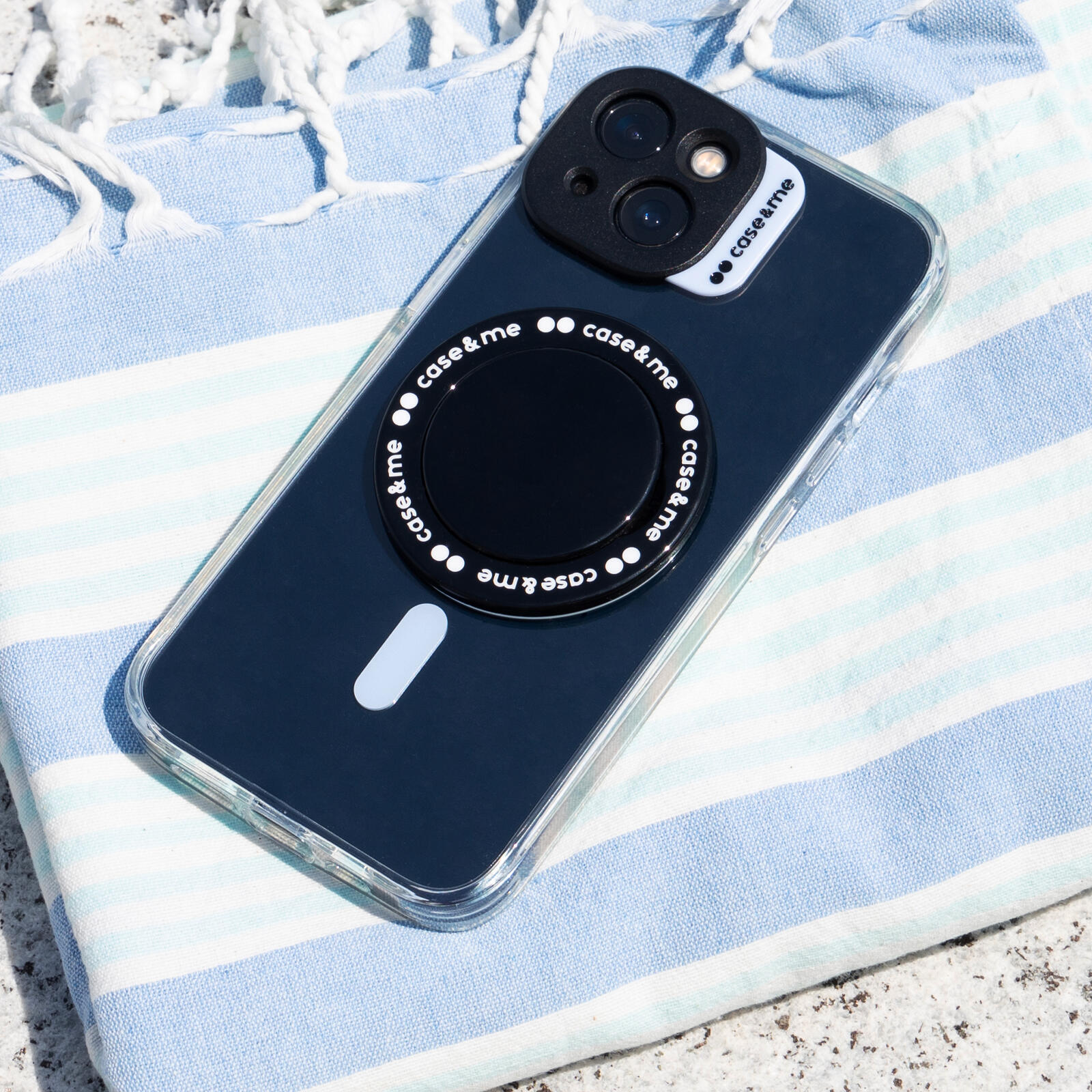 MagColor Case - cover trasparente compatibile con ricarica MagSafe per iPhone 15 5/7