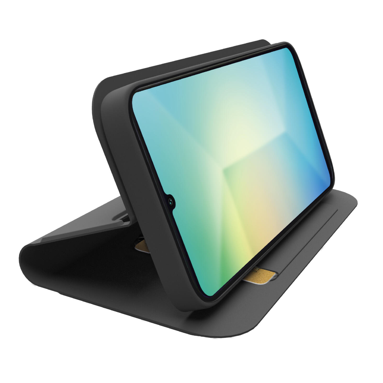 Étui portefeuille avec support et surface douce au toucher pour Samsung A07 2/2