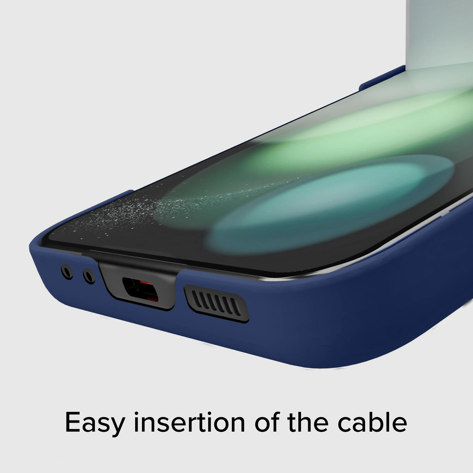 Coque en silicone avec intérieur en microfibre pour Samsung Z Flip 5 5/7