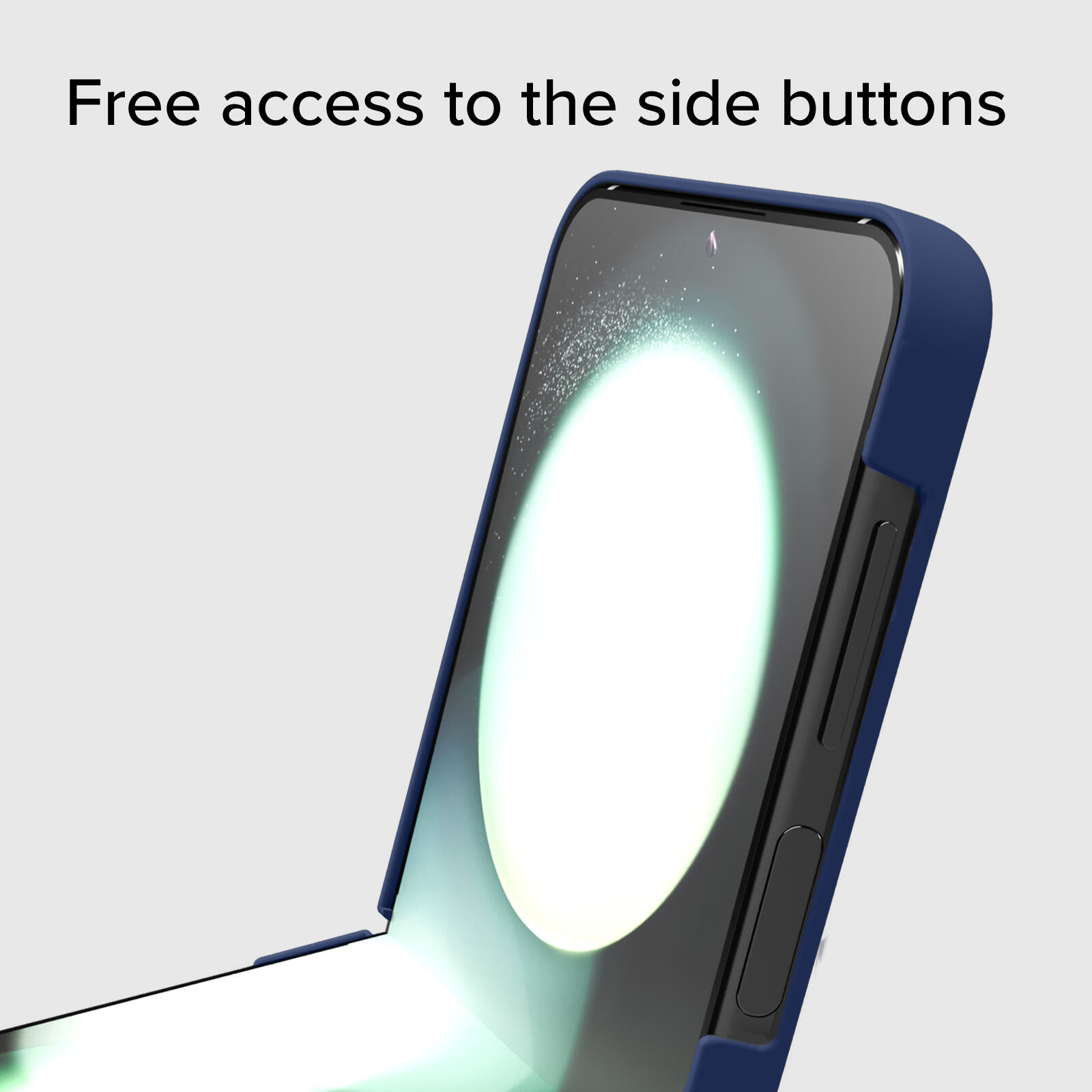 Coque en silicone avec intérieur en microfibre pour Samsung Z Flip 5 4/7