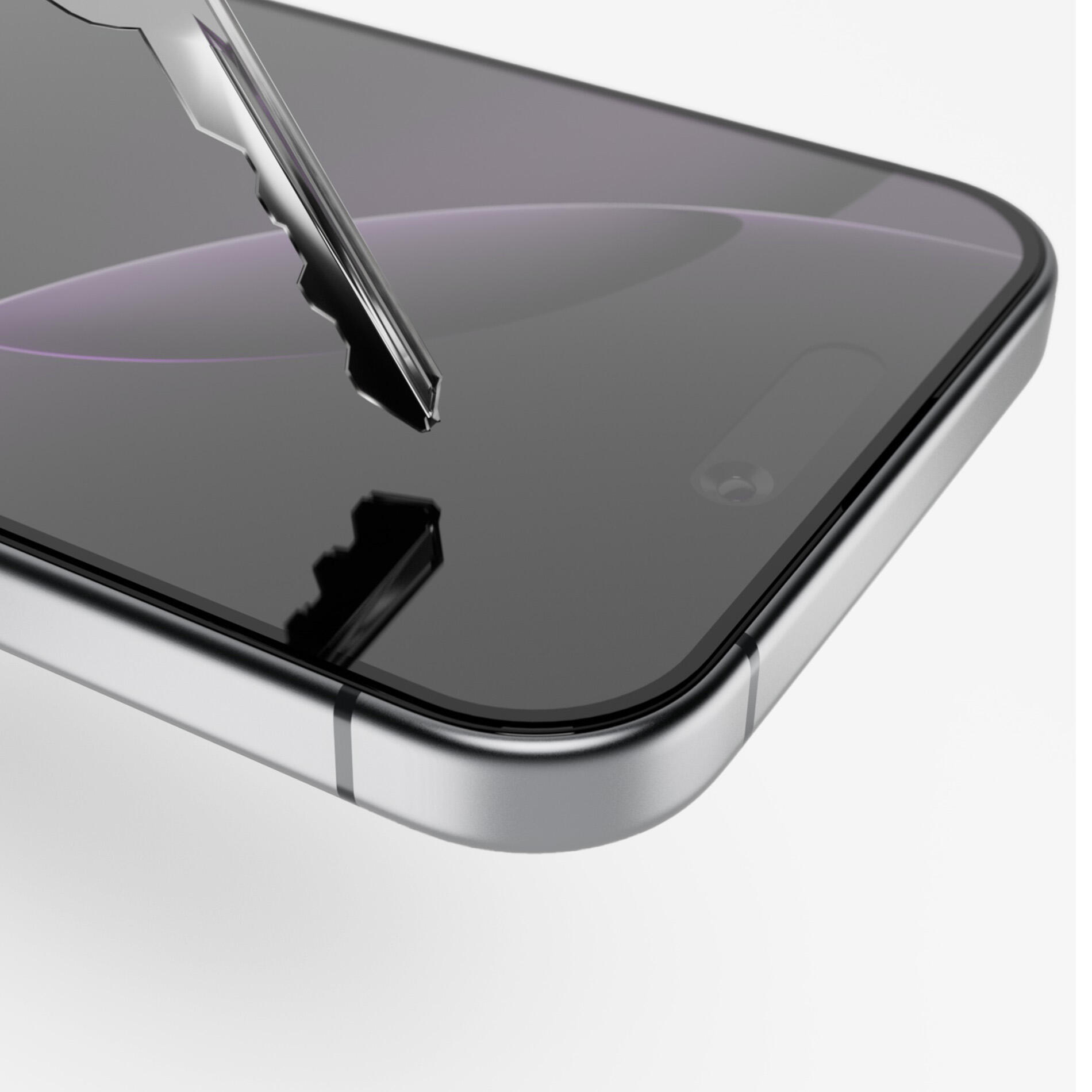 Vetro temperato con Frame con Applicatore incluso per iPhone 16 Pro Max 3/6