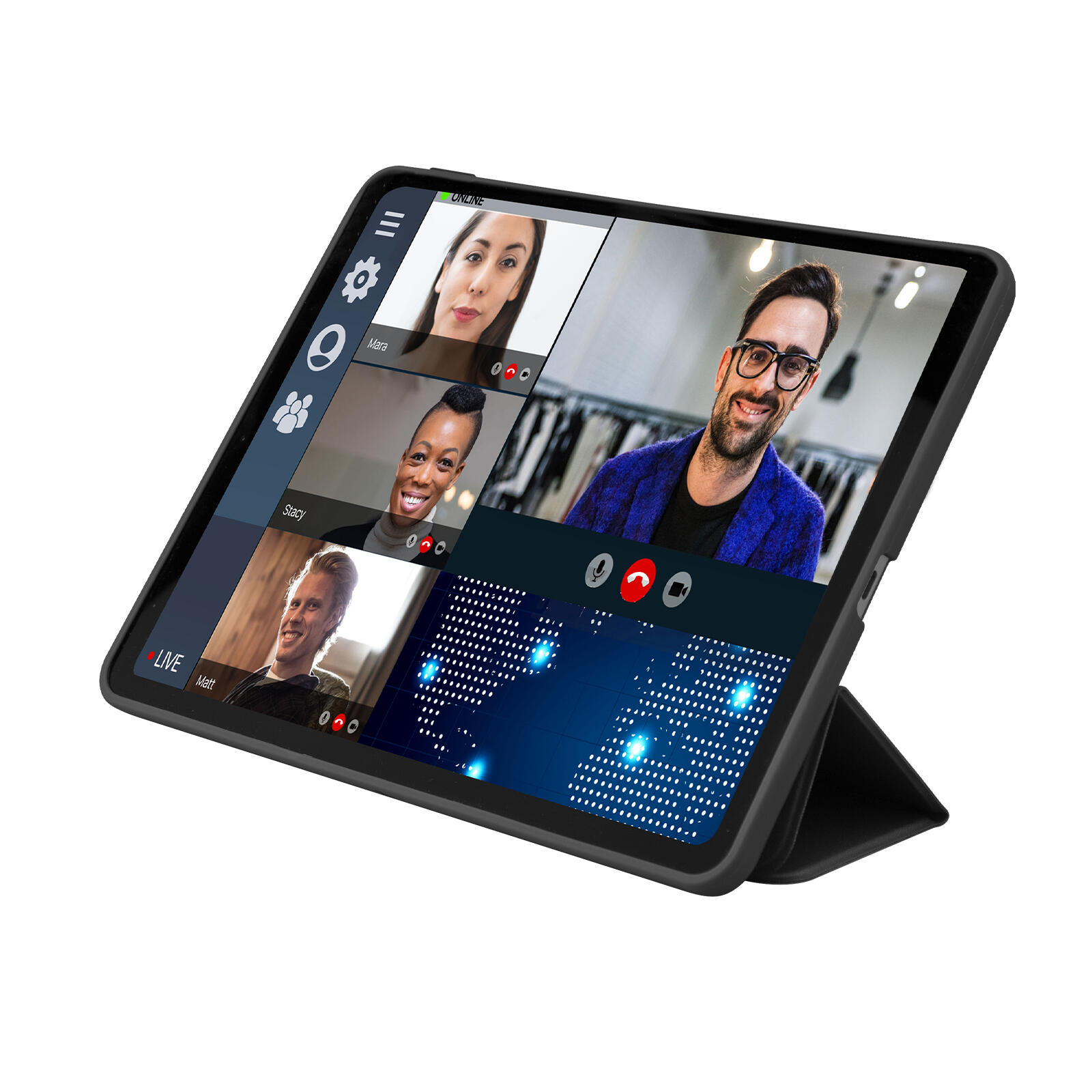 Custodia Book Pro con supporto a leggio per Samsung Tab S8 2022 2/2
