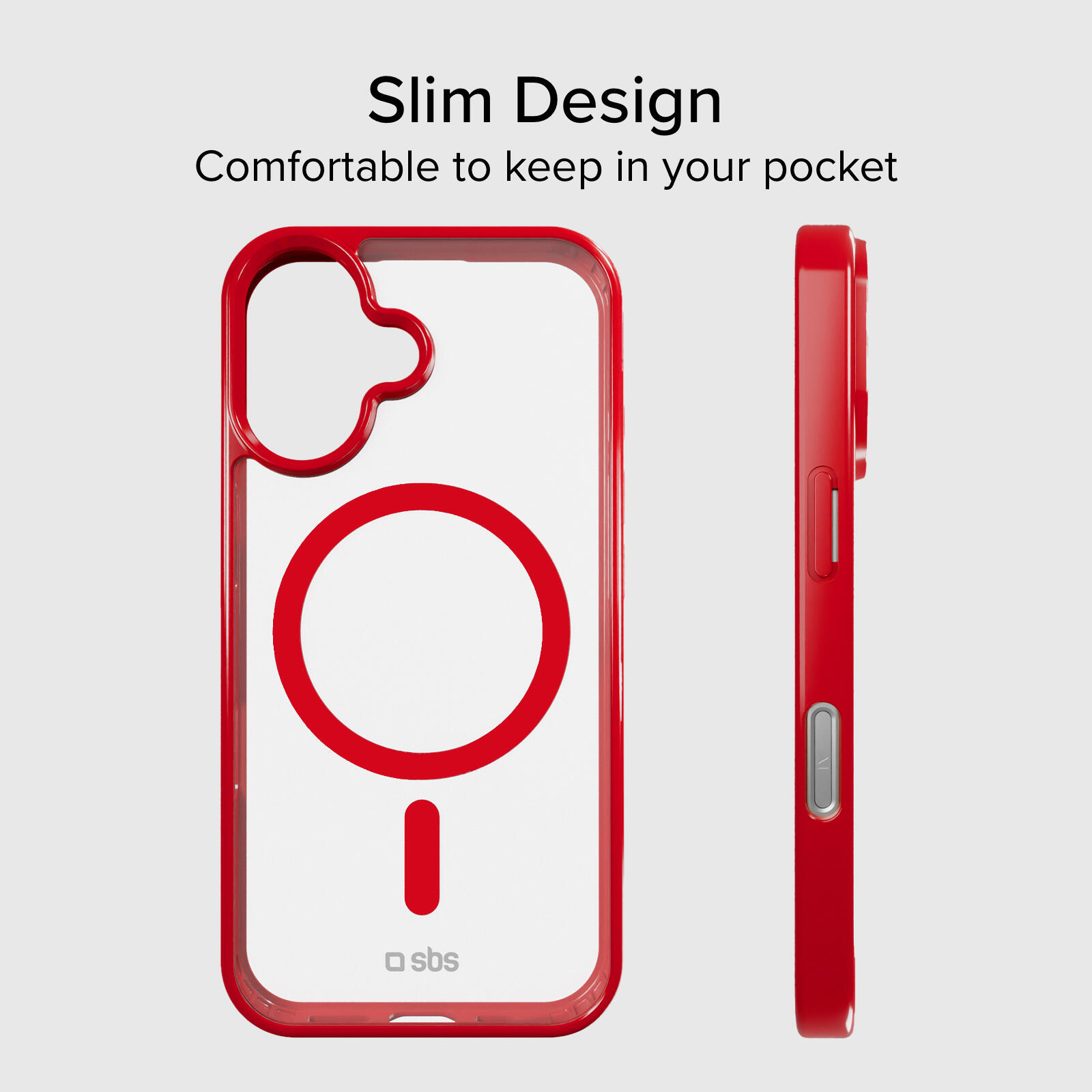 Cover per iPhone 16 con bordi colorati compatibile con ricarica MagSafe 7/7